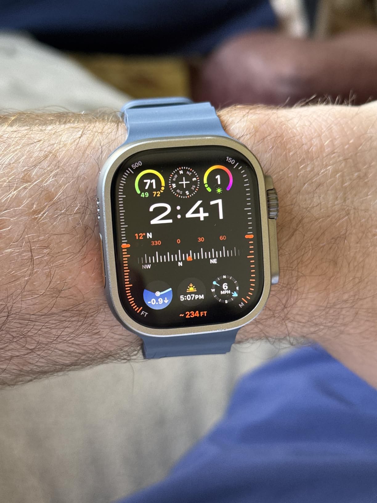 Watch Ultra 2 [GPS + Cellular 49mm] Smartwatch with Rugged Titanium Case & Indigo Alpine Loop Medium. Fitness Tracker, Precision GPS, Action Button, Extra-Long Battery Life customer photo 2