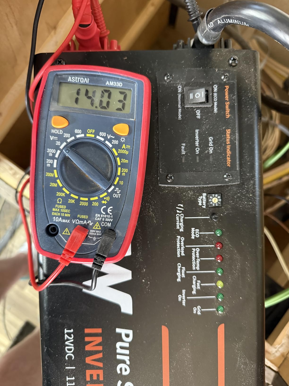 LiTime 3000W Pure Sine Wave Inverter Charger, 12V DC to 110V - 120V AC, 9000W Peak Power, 5A - 45A Adjustable Current, with Remote Control Panel, UPS Function, for RV and Home Backup customer photo 2