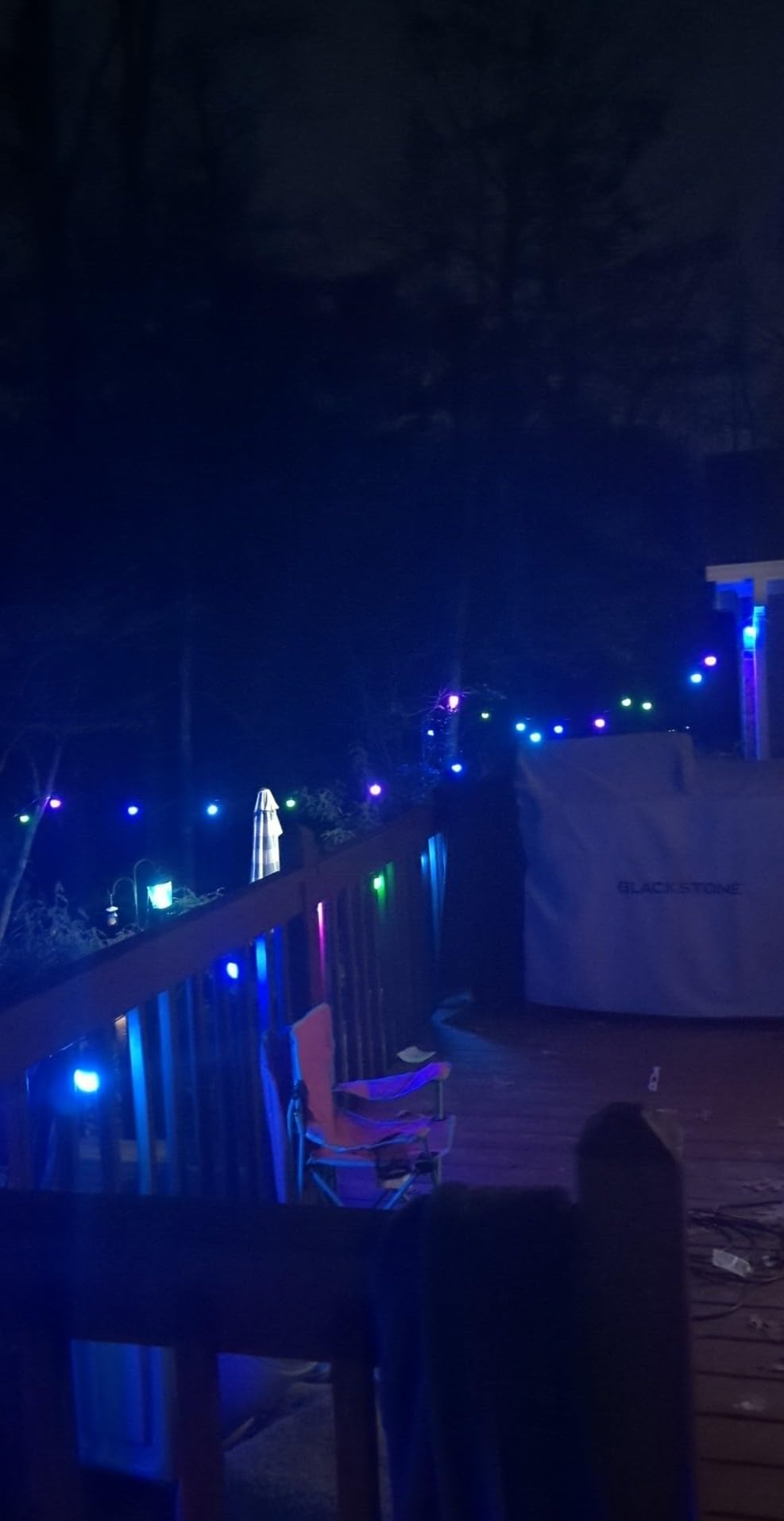 Govee Smart Outdoor String Lights 2, 144ft Outdoor Lights with Dimmable Warm White LED Bulbs, 47 Scene Modes for Patio, Backyard, Balcony, IP65 Waterproof, Works with Alexa, App Control customer photo 2