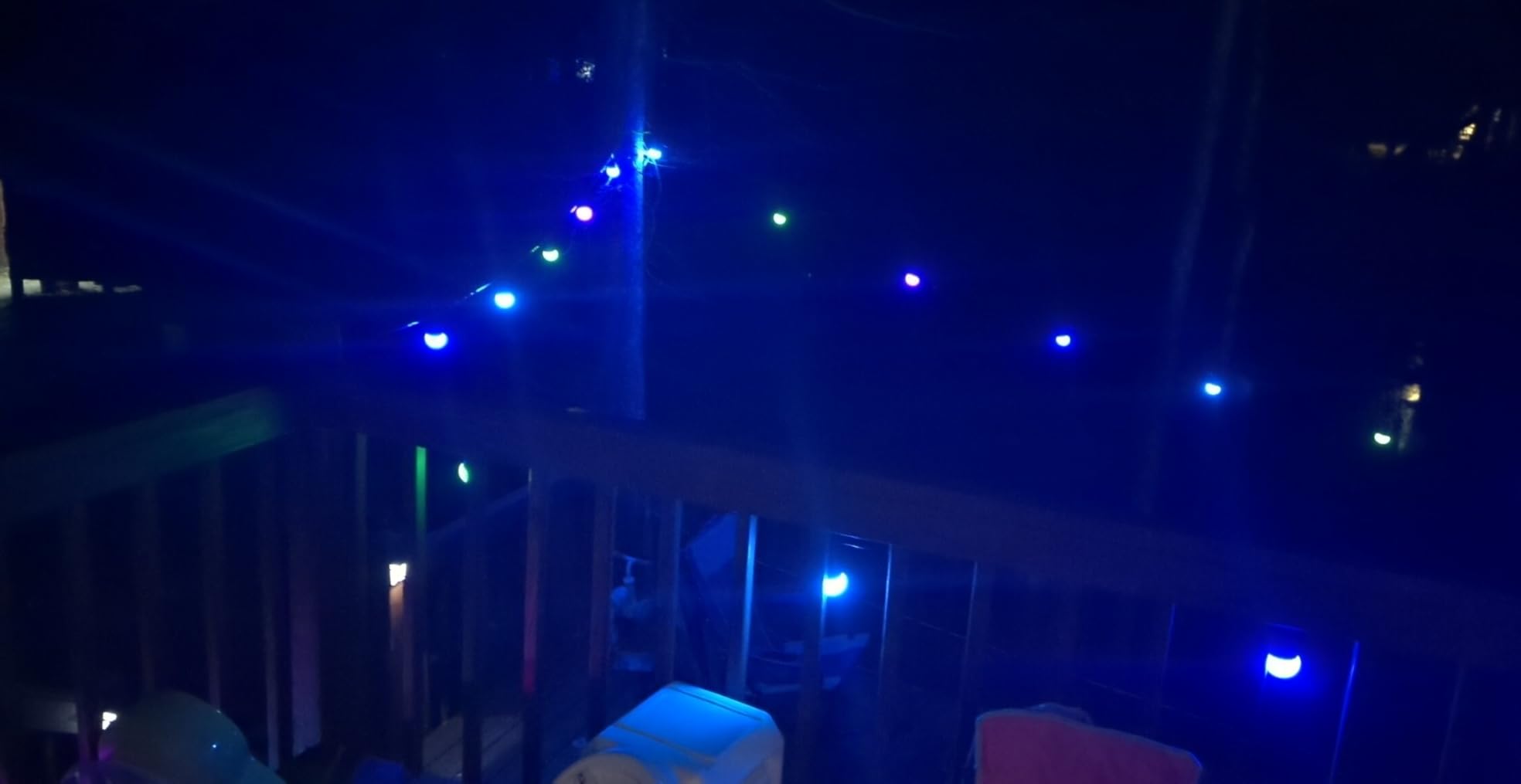 Govee Smart Outdoor String Lights 2, 96ft RGBIC Outdoor Lights with Dimmable Warm White LED Bulbs, 47 Scene Modes for Patio, Backyard, IP65 Waterproof, Compatible with Alexa, App Control customer photo 1