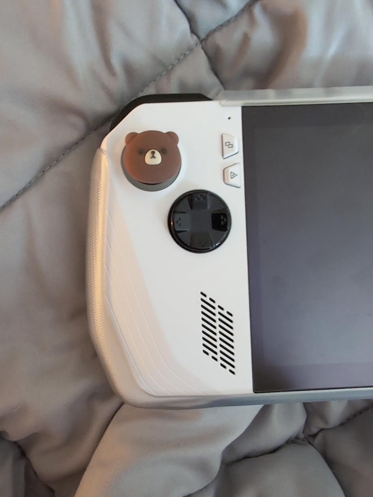 PlayVital Cute Thumb Grip Caps for ROG Ally, Accessories Silicone Joystick Caps Thumbsticks Grips for ROG Ally Console - Cutie Kitty customer photo 2