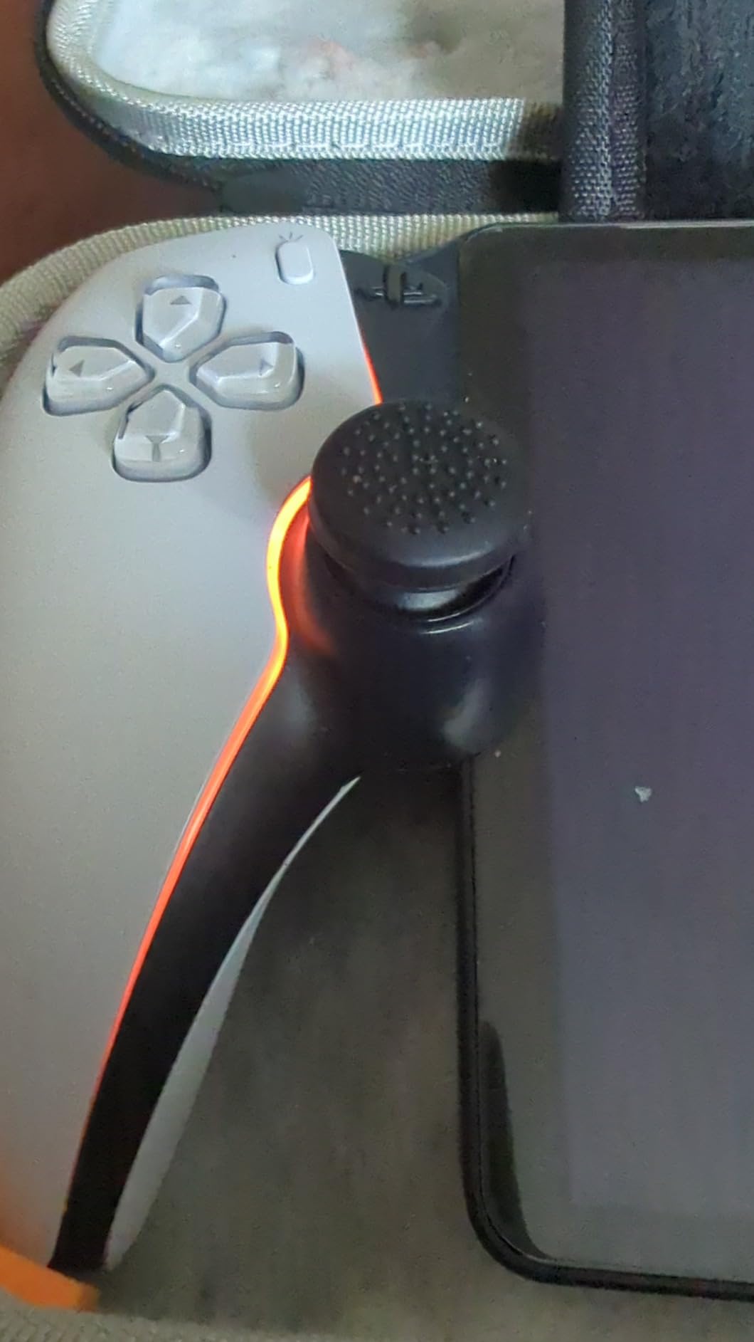 DLseego Thumb Grips Caps for PlayStation Portal, Full Protection Anti-Slip & Anti-Scratch Anti-Fingerprint Protective Cover 8 Thumb Stick Caps for PlayStation Portal Remote Player - Black customer photo 1