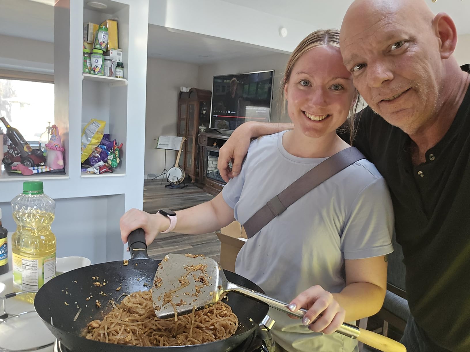 Nuwave Induction Wok, 3 Wattages 600, 900 & 1500, Precise Temp Controls from 100degF to 575degF in 5degF, Infuse Complex Charred Aroma & Flavor, Authentic 14-inch Carbon Steel Wok Included, Wok Hei customer photo 1