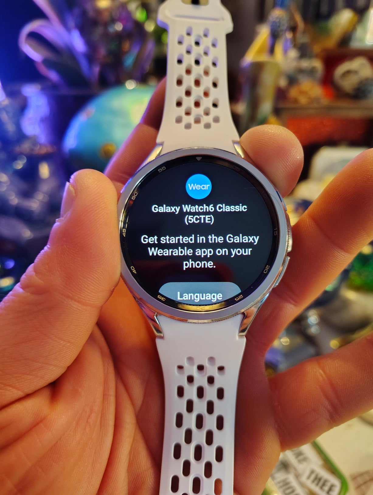 Samsung Galaxy Watch 6 Classic 43mm Smartwatch with Rotating Bezel, Fitness Tracker, Advanced Sleep Coaching, Heart Monitor - Black (Renewed) customer photo 1