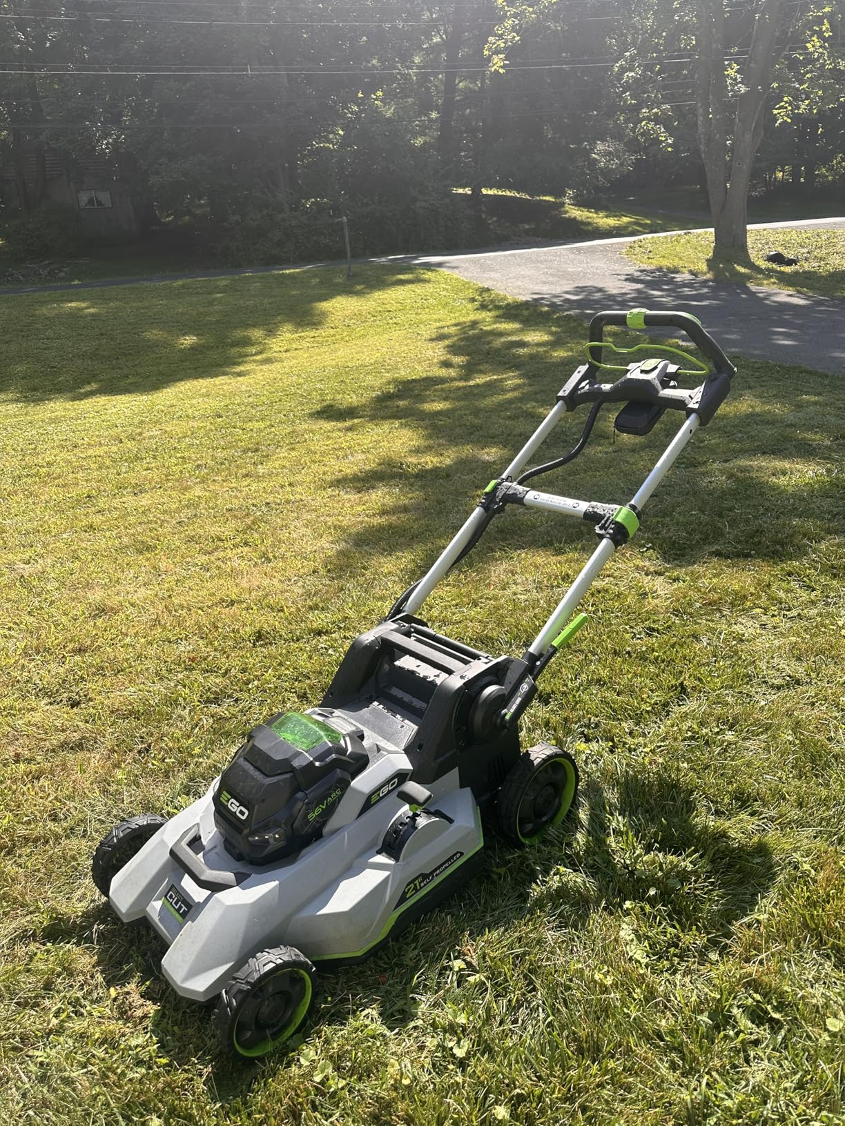 EGO POWER+ Electric Lawn Mower, Self-Propelled Cordless with Select Cut and Touch Drive, Includes (2) 56V 6.0Ah Batteries and Rapid Charger - LM2134SP-2 customer photo 2