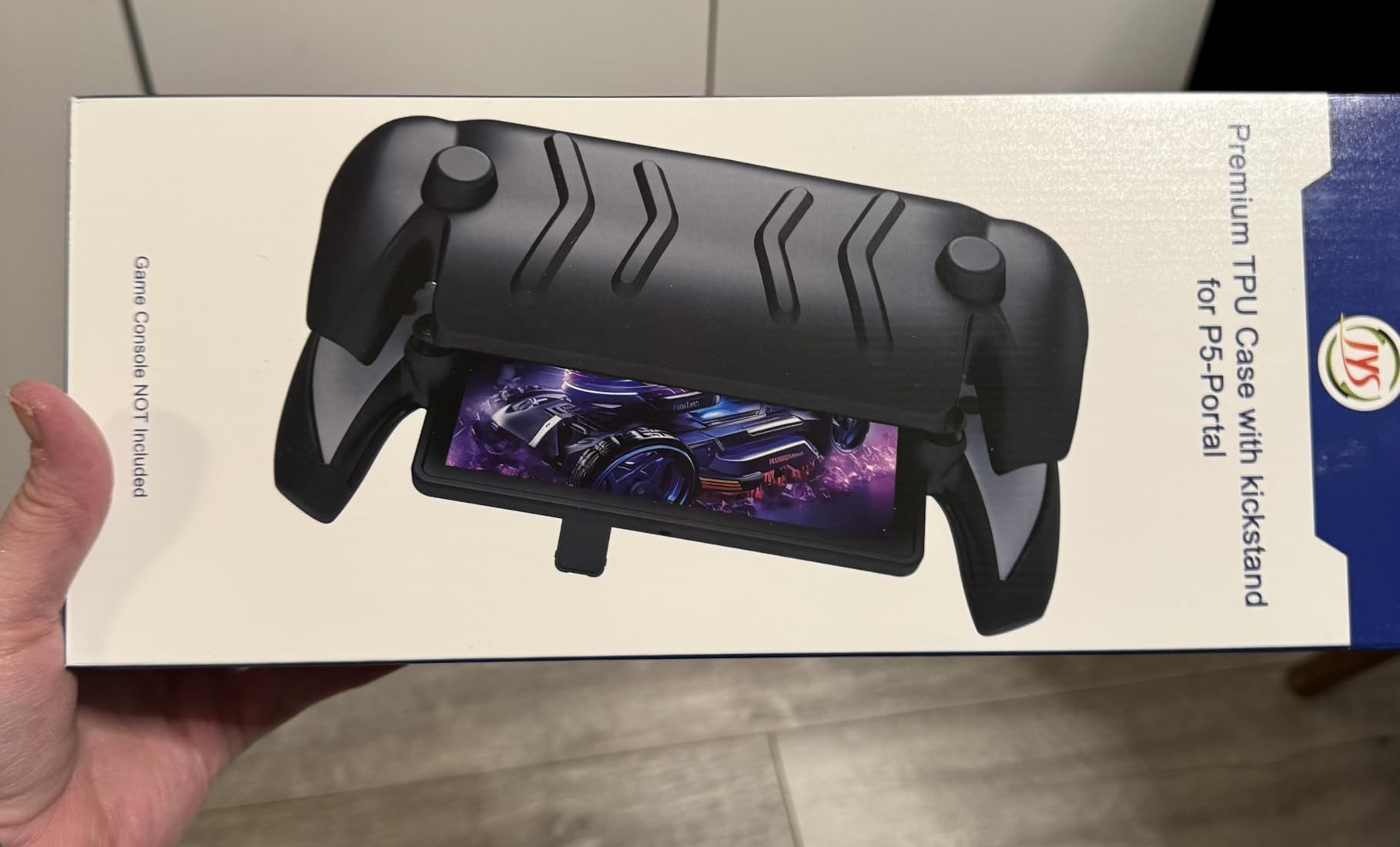 JOYTORN Full Protective Case Cover Compatible with PlayStation Portal Remote Player,PS5 Portal Case with Detachable Front Shell,Frosted Anti-Slip Handheld Design-Black customer photo 2