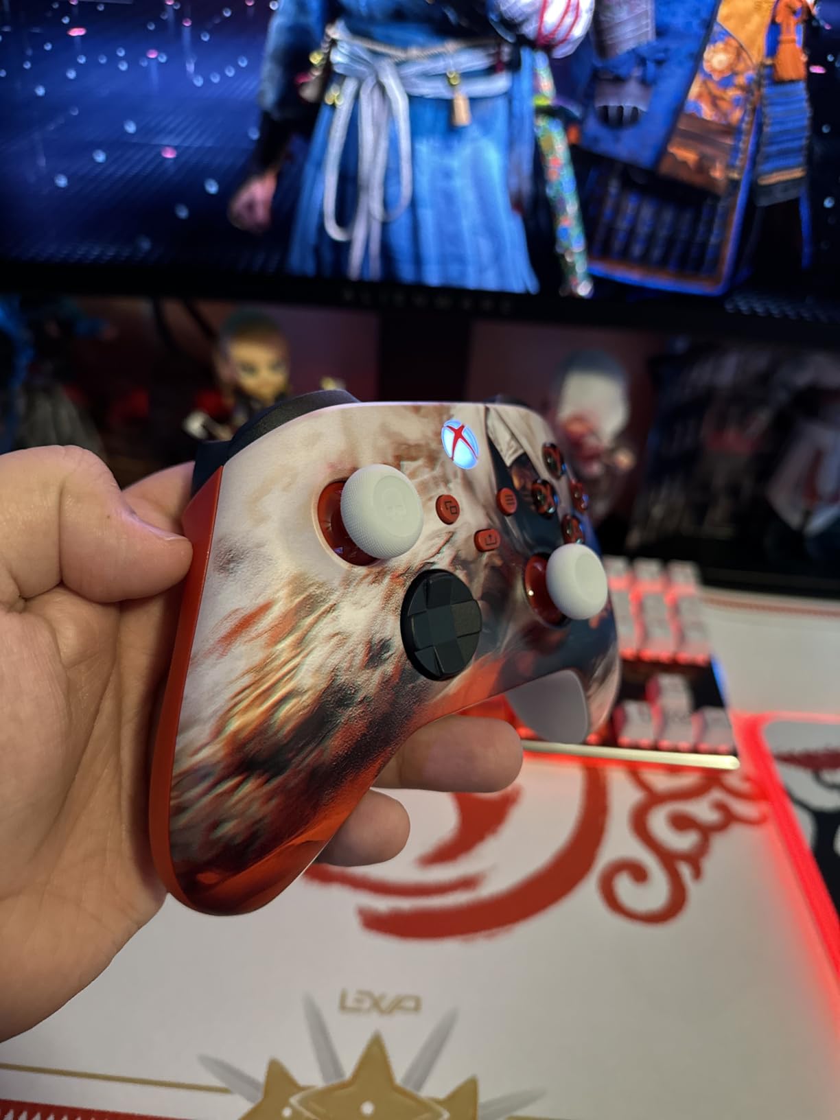 eXtremeRate Replacement Shell for Xbox Series X & S Controller - Unleash Your Style - Treasure of Abyss Custom Acessories Skin Front Housing Cover customer photo 2