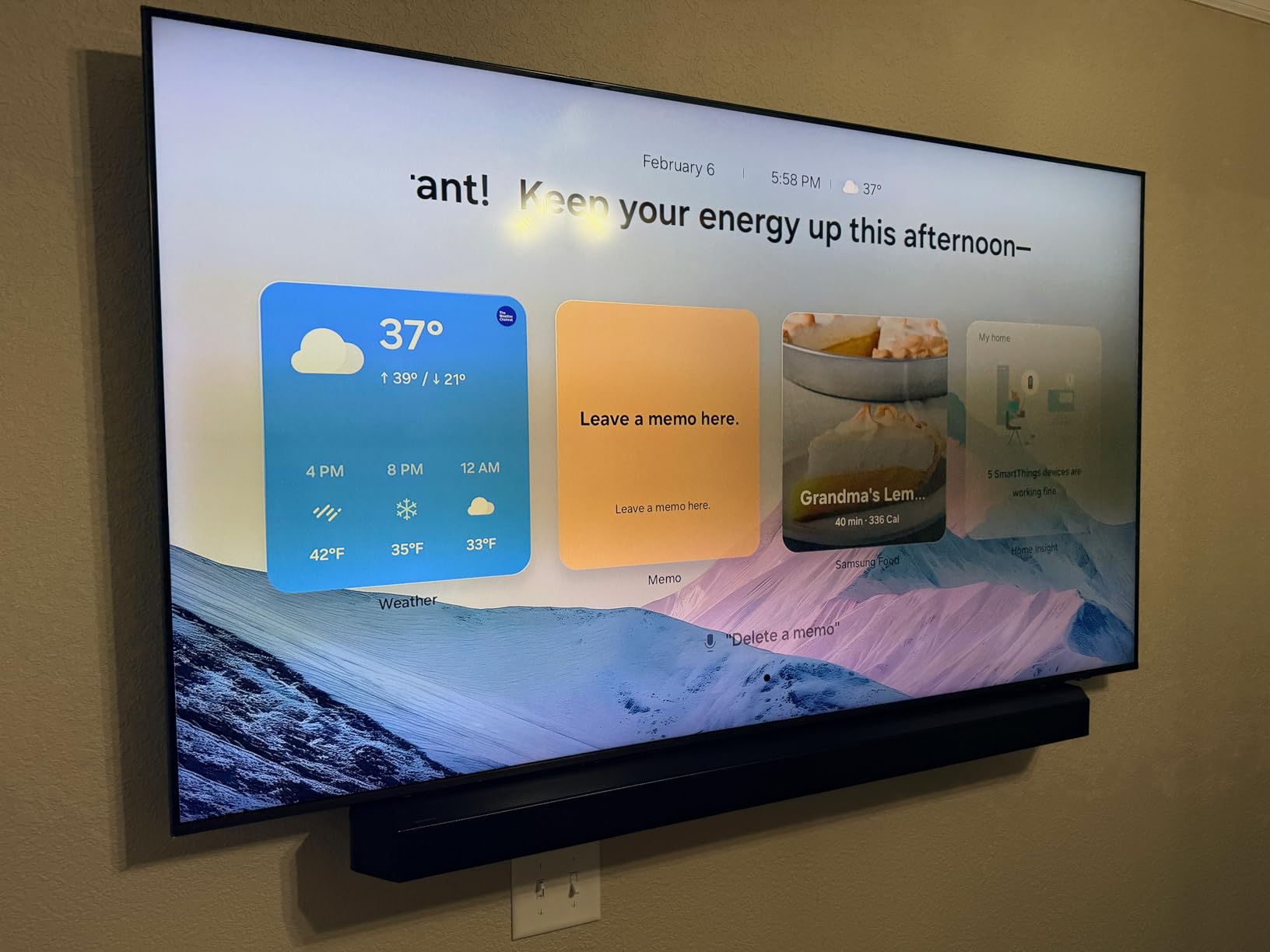 Perlegear Soundbar Mount with Adjustable Height, Sound bar Mount up to 15 lbs, Soundbar Mount Under or Above TV, Soundbar tv Mount Bracket with Detachable Long Extension Plates PGSM04B customer photo 1