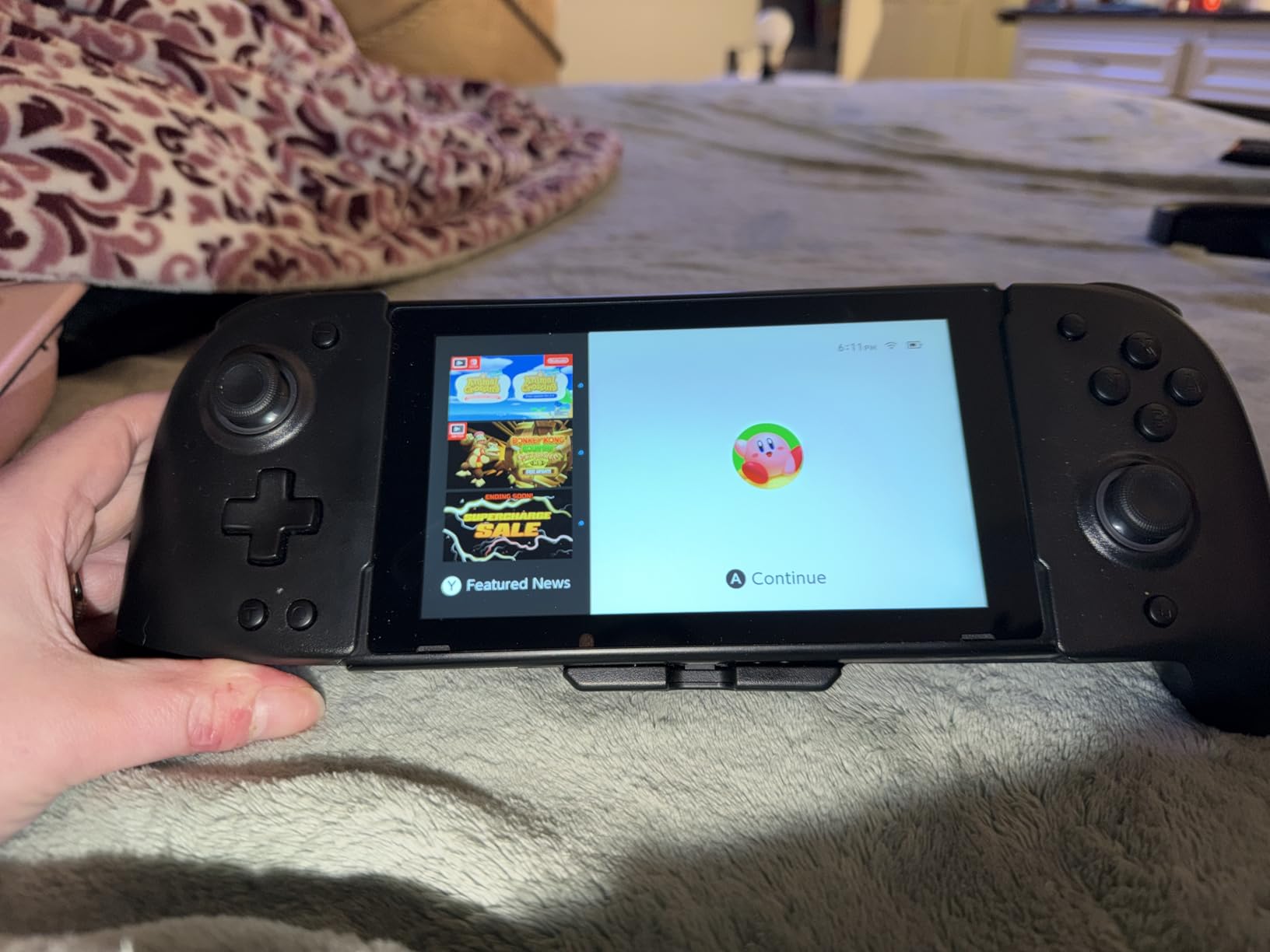 Spican Switch Controllers for Nintendo Switch/Switch OLED, Hall Effect Switch Wireless Pro Controller One-Piece Joypad, Full-Size Handheld Mode Controller with 17 RGB Light/Battery/Turbo/Macro/4 Game Slot customer photo 2