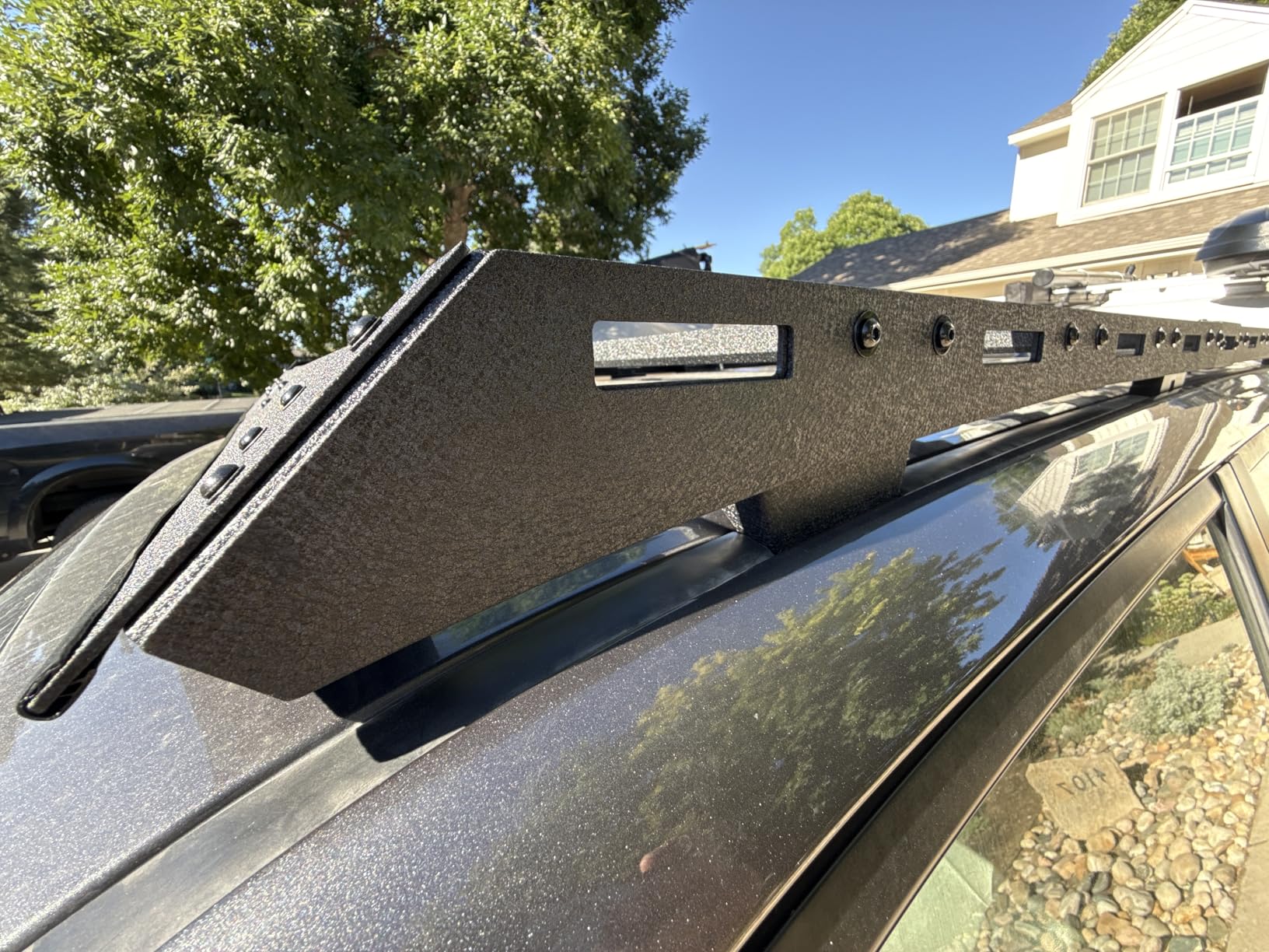 4Runner Full-Length Roof Rack Aluminum Cross Bars Cargo Basket Carrier Rails for 2010-2024 Toyota 4Runner 5th Gen, Overland Roof Top Storage Rack customer photo 2