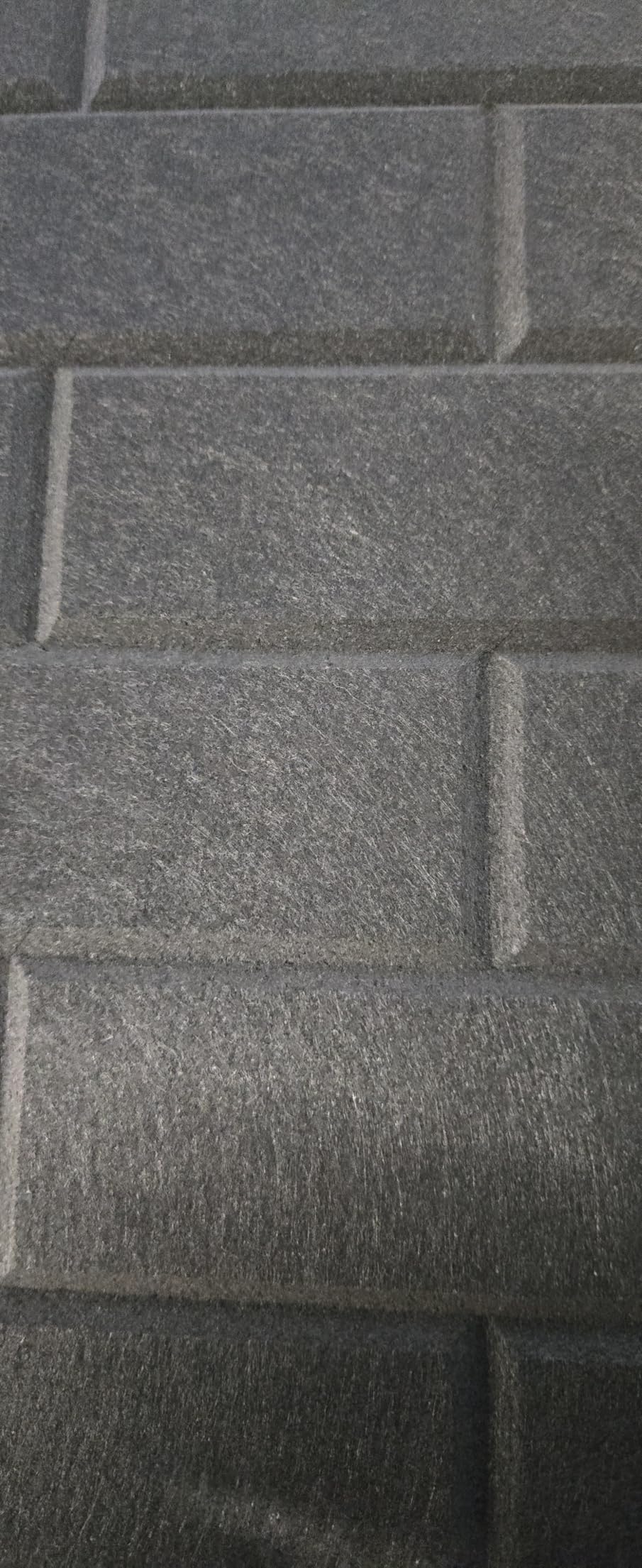 20 Pack Acoustic Panels with Self Adhesive, 12 X 12 X 0.4 inches High Density Sound Proof Foam Panels for Walls - Black customer photo 2