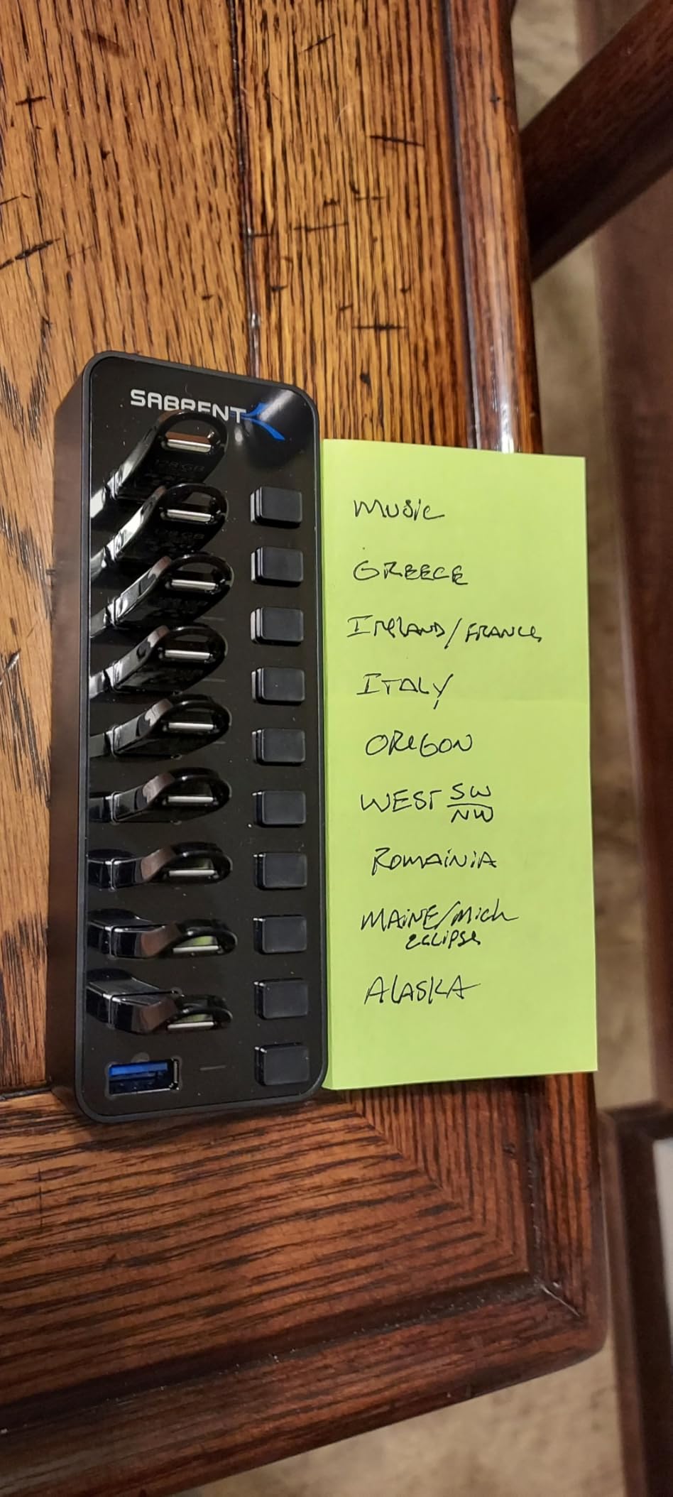 SABRENT 7-Port USB-C Hub with Power Switches, 5Gbps USB 3.2, 48W Powered Hub with 3 USB-A + 4 USB-C Ports, 20W PD, LED Status, Aluminum Body - for Mac, PC, Steam Deck, ROG Ally (HB-3A4C) customer photo 1