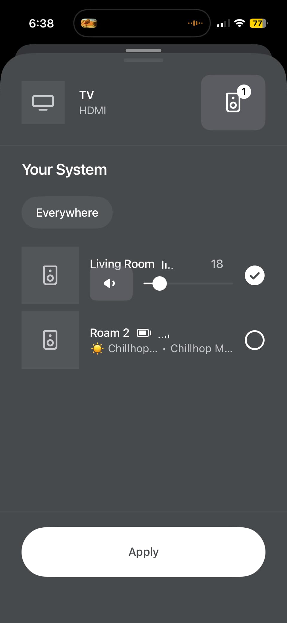 Sonos Roam 2 - White - Portable Waterproof Bluetooth Speaker customer photo 2