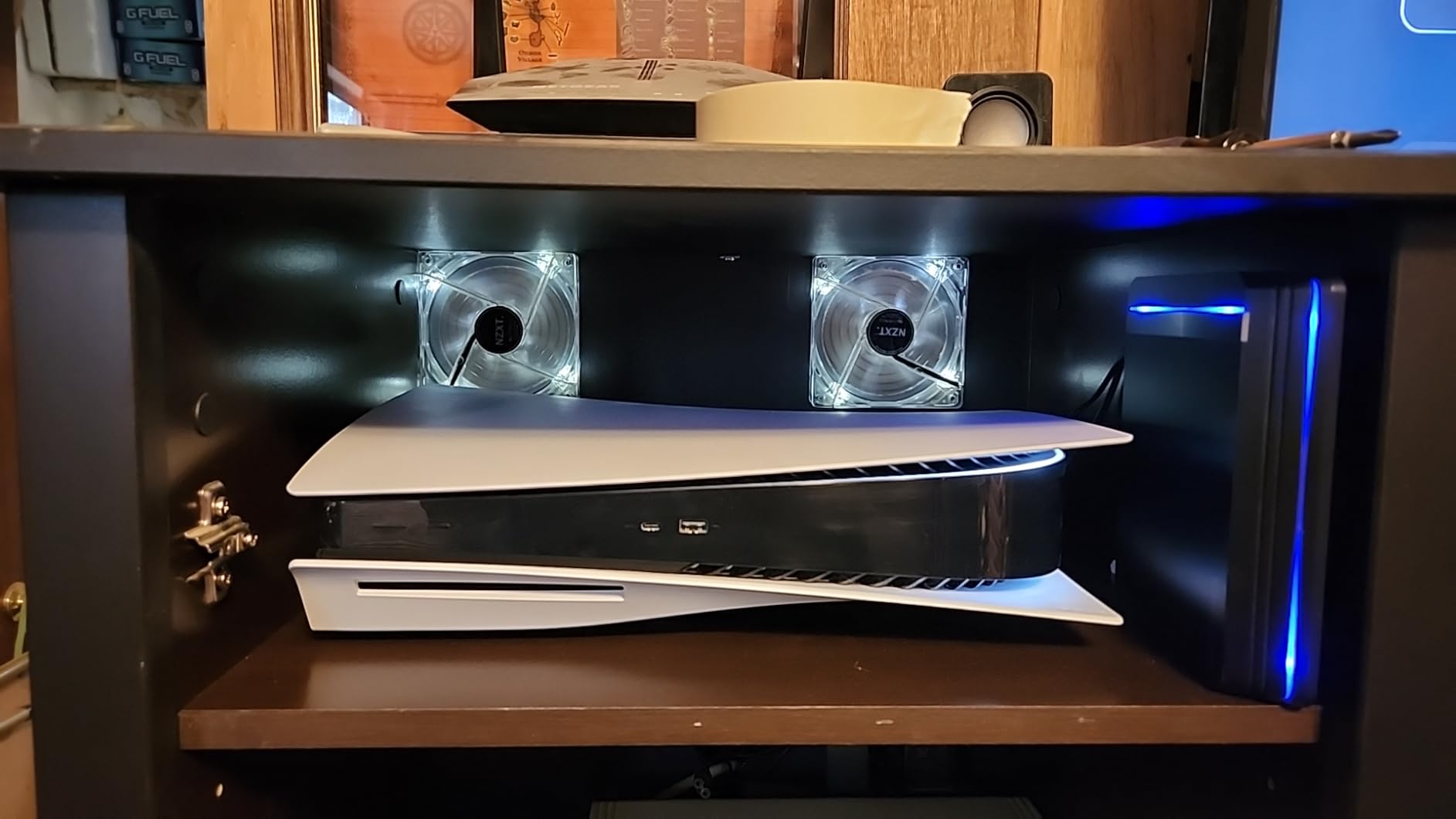 120mm Fan Grill, Fan Cover, Black Fan Grill Guard, Metal Silver Black with Replacement Screws, for PC Ventilator, 2Pack customer photo 1