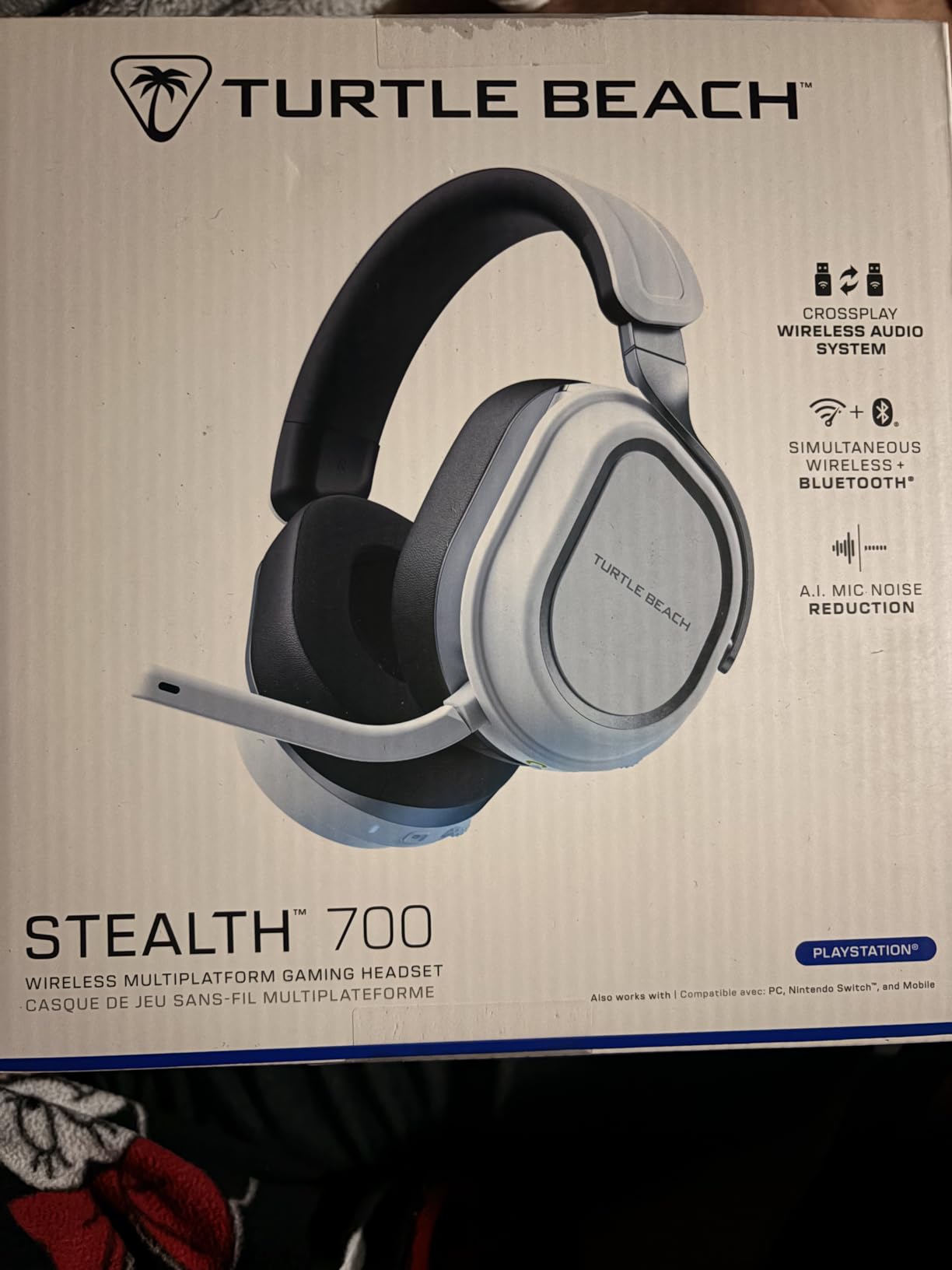 Turtle Beach Stealth 500 Wireless Amplified Gaming Headset for PS5, PS4, PC, & Mobile - 40-Hr Battery, Bluetooth, Memory Foam Cushions, Flip-to-Mute Mic, EQ Presets, Companion App - Black customer photo 2