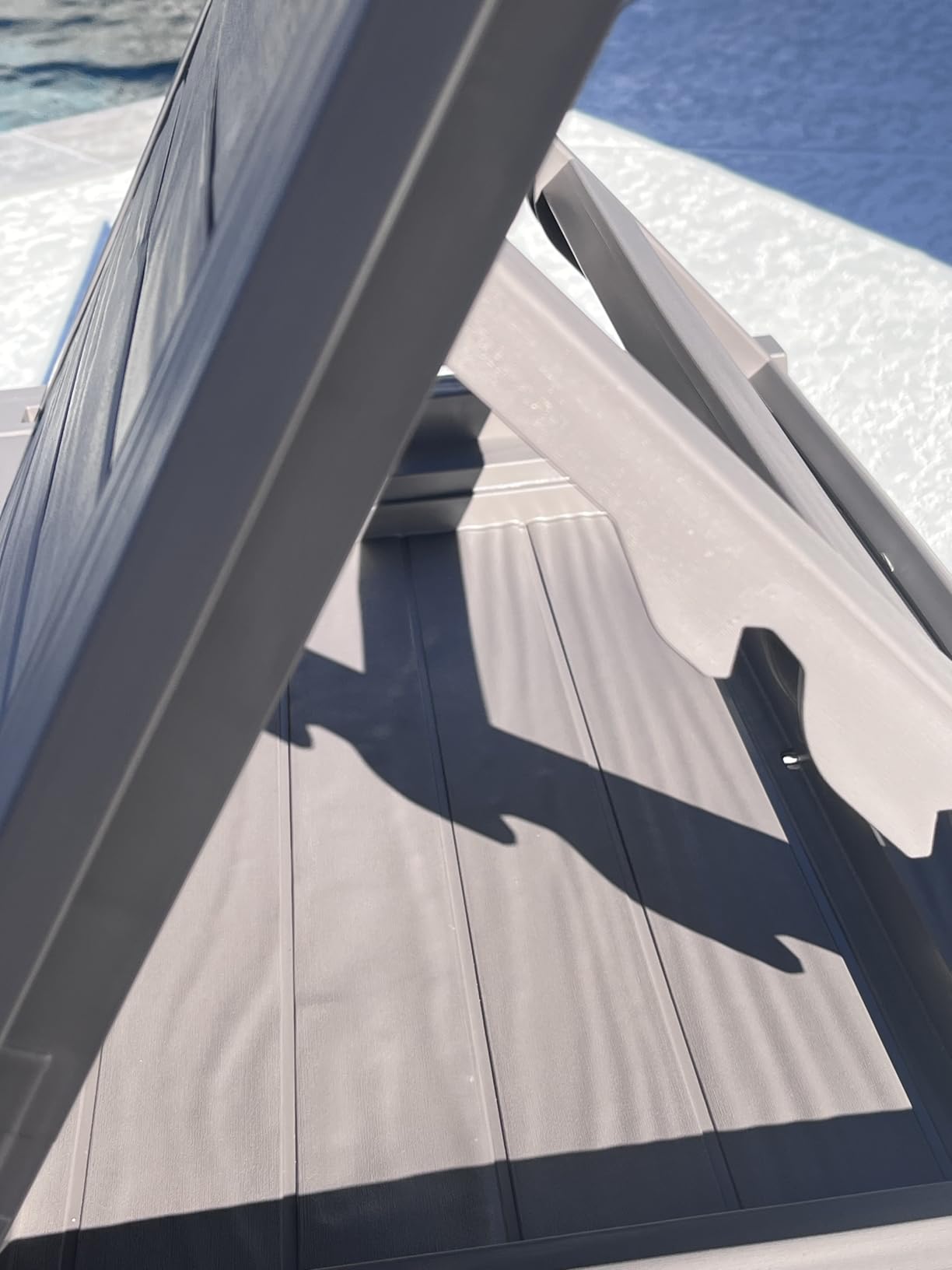 Nestl Patio Chairs - Black Chaise Lounge Chair Outdoor, 5-Position Adjustable Sun Tanning Chair, Waterproof Pool Lounge Chairs Set of 2, Reclining Lawn Chair, Lightweight Outdoor Lounge Chairs customer photo 1