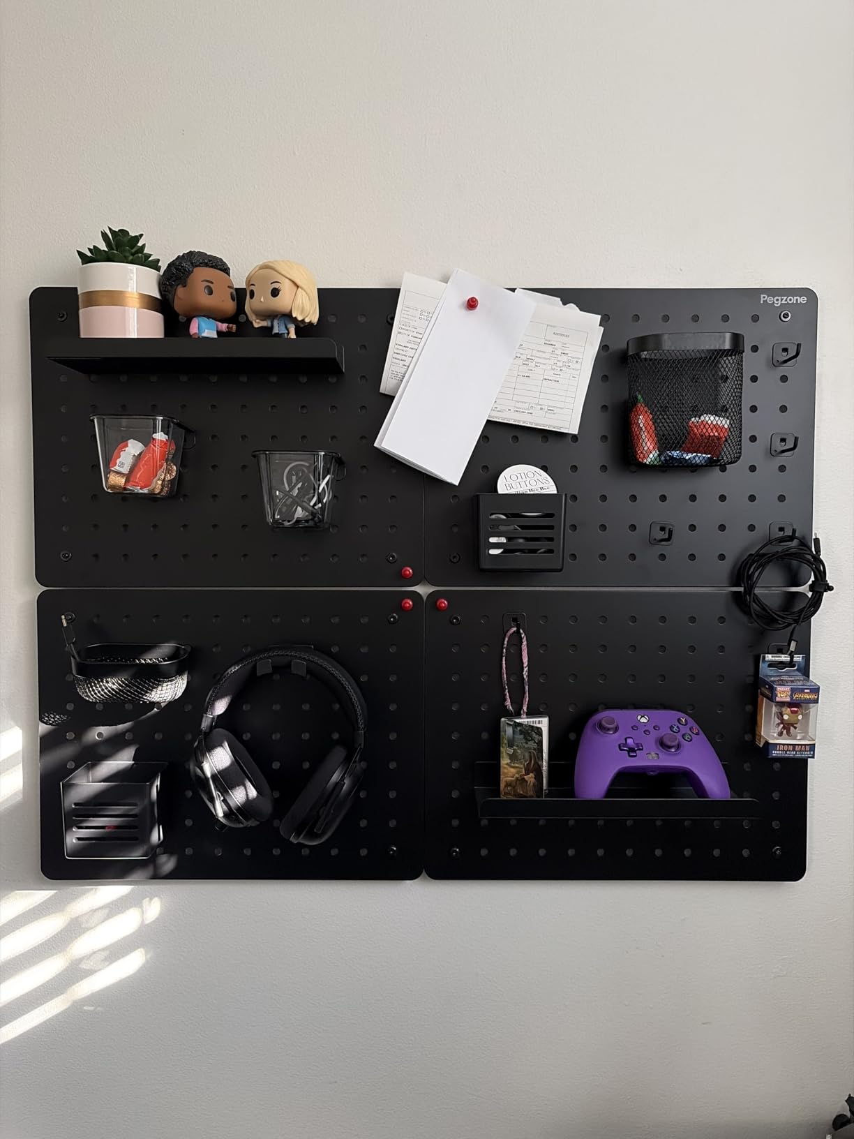Pegboard Wall Organizer Combination Kit,Overall 33.1