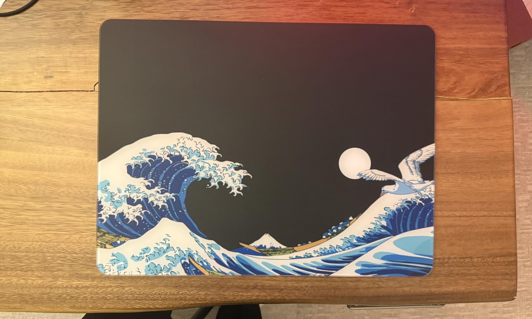 XVX Glass Gaming Mousepad, Black Plum Blossoms Hard Mouse Pads for Gaming, Professional Large Mouse Mat 410mm*310mm, Special Glass Surface with Improved Precision and Speed customer photo 2