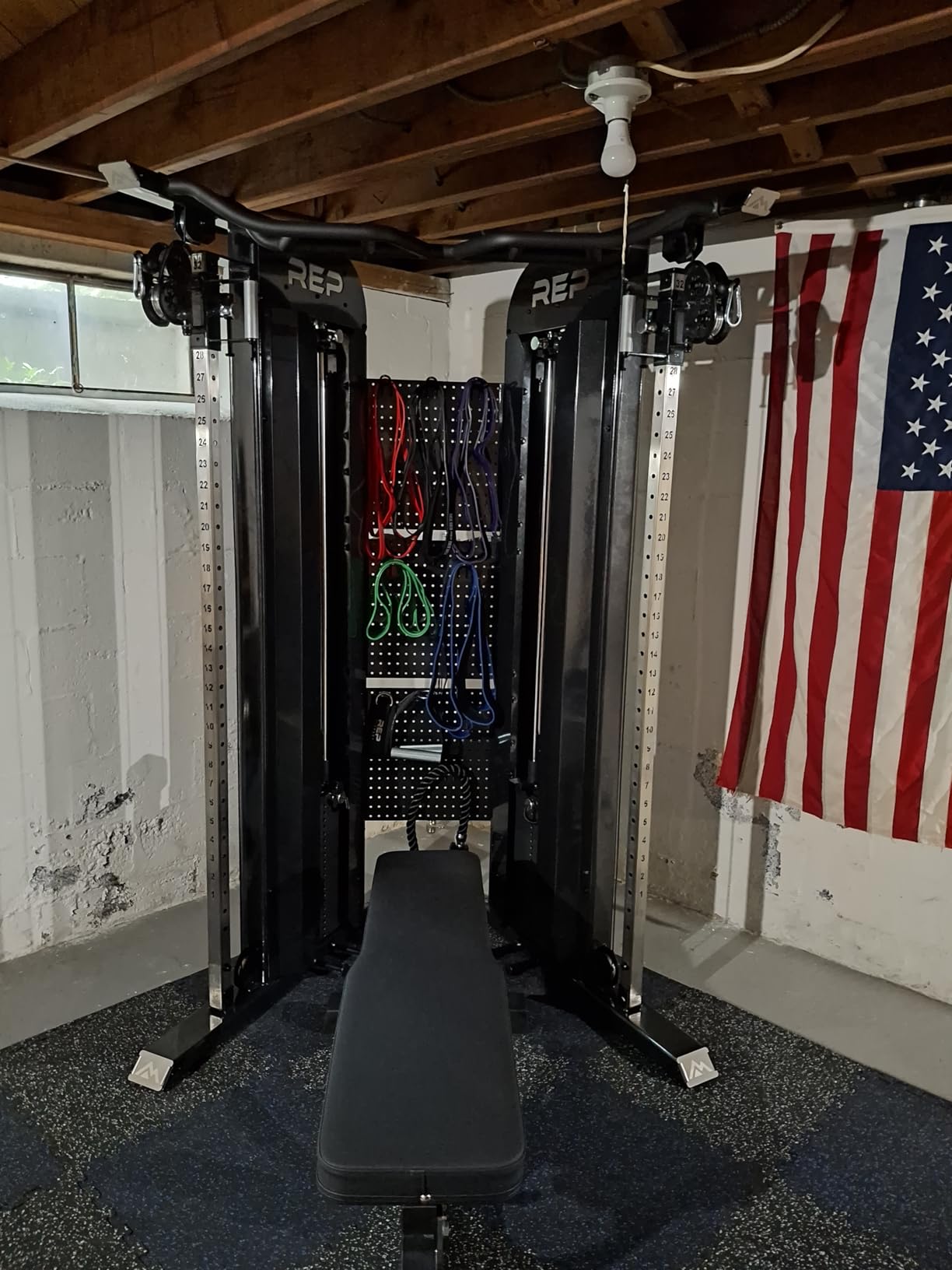 REP Fitness Arcadia Functional Trainer- All in one Functional Trainer and Cable Machine for Home and Garage Gym!- Optional Weight Stack Upgrades and Attachment Packages customer photo 1