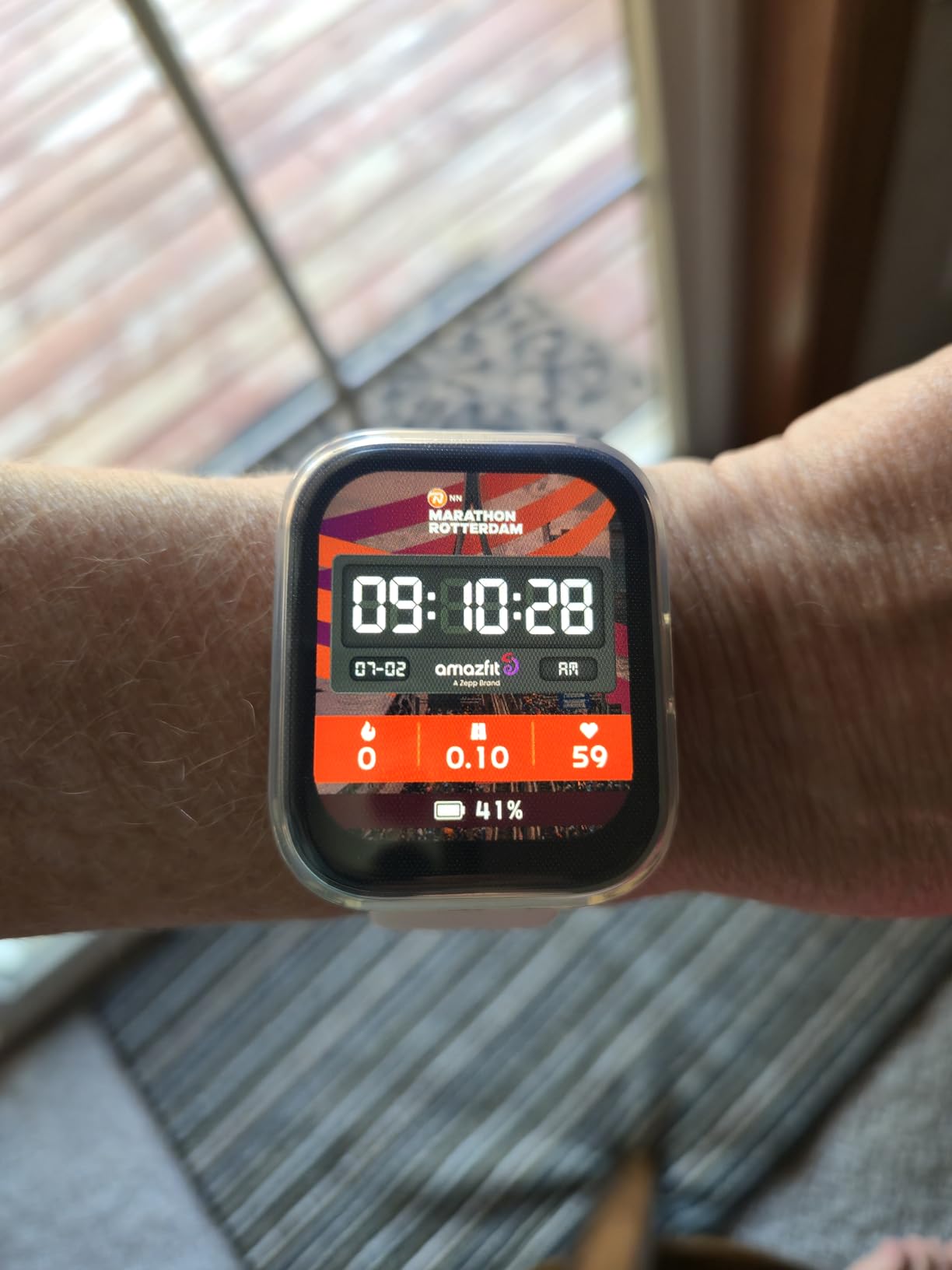 Amazfit Bip 5 Unity Smart Watch 46mm, 11-Day Battery, Fitness Activity Tracker with 120+ Sports Modes, Heart Rate & Sleep Monitor, Customizable Watch Faces, for Android & iPhone, Charcoal customer photo 1