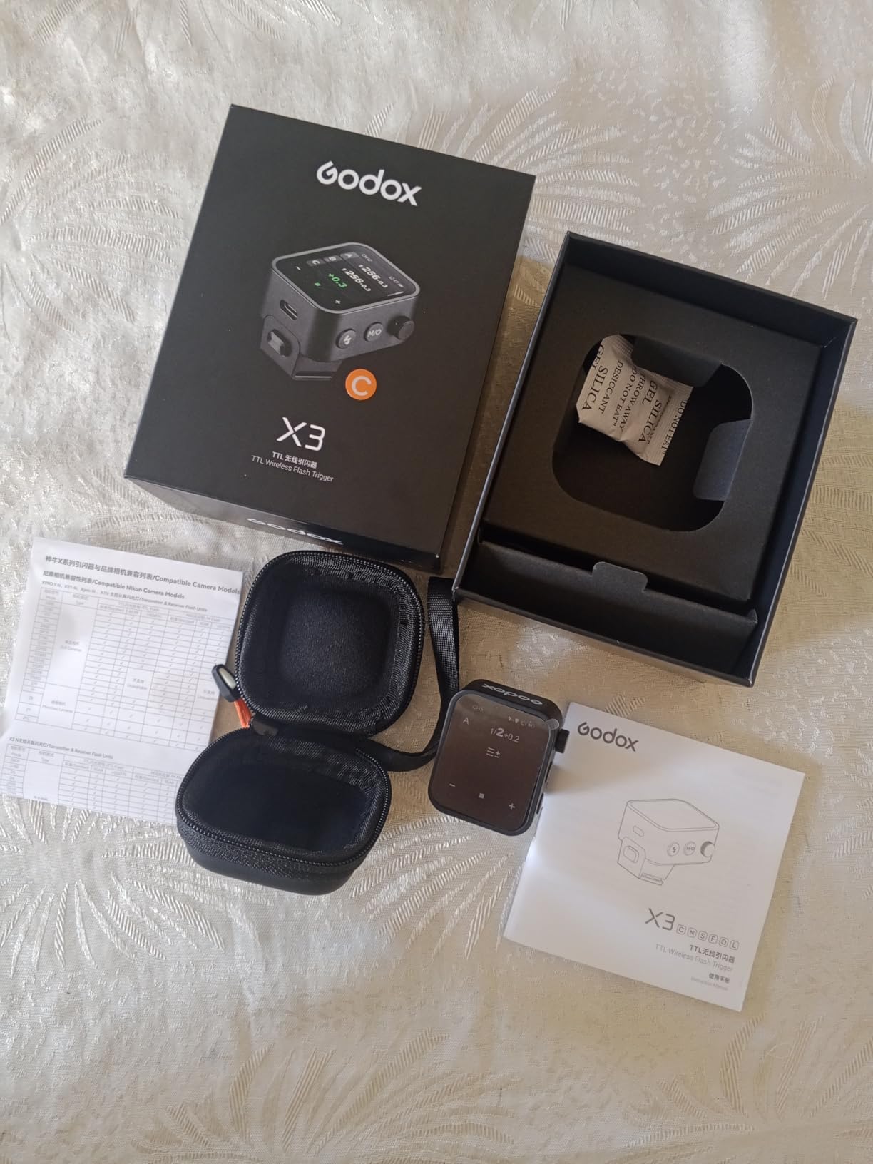 Godox X3C X3 C X3-C TTL Wireless Flash Trigger Compatible for Canon Camera, OLED Touchscreen Flash Transmitter, Built-in Lithium Battery+Quick Charge customer photo 1
