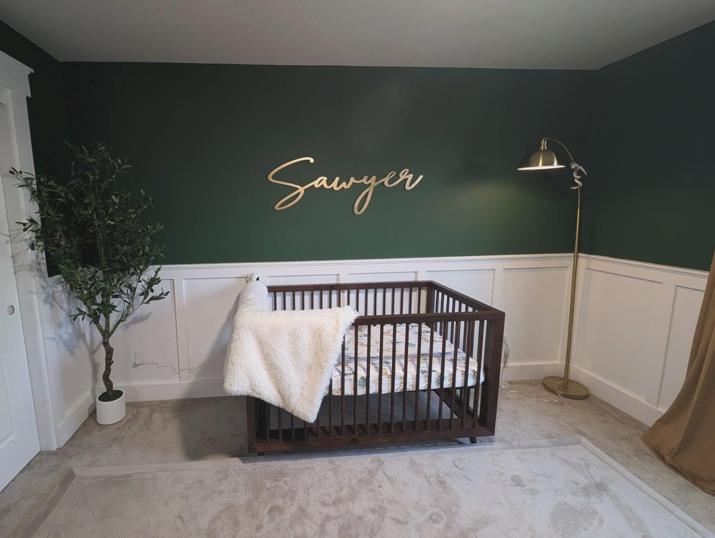 dadada Baby Soho 3-in-1 Convertible Wooden Crib to Toddler Bed - Made in Italy, GREENGUARD Gold Certified, Baby-Safe Finish, Handcrafted Beechwood, Modern Design, 3 Adjustable Heights (Walnut) customer photo 1