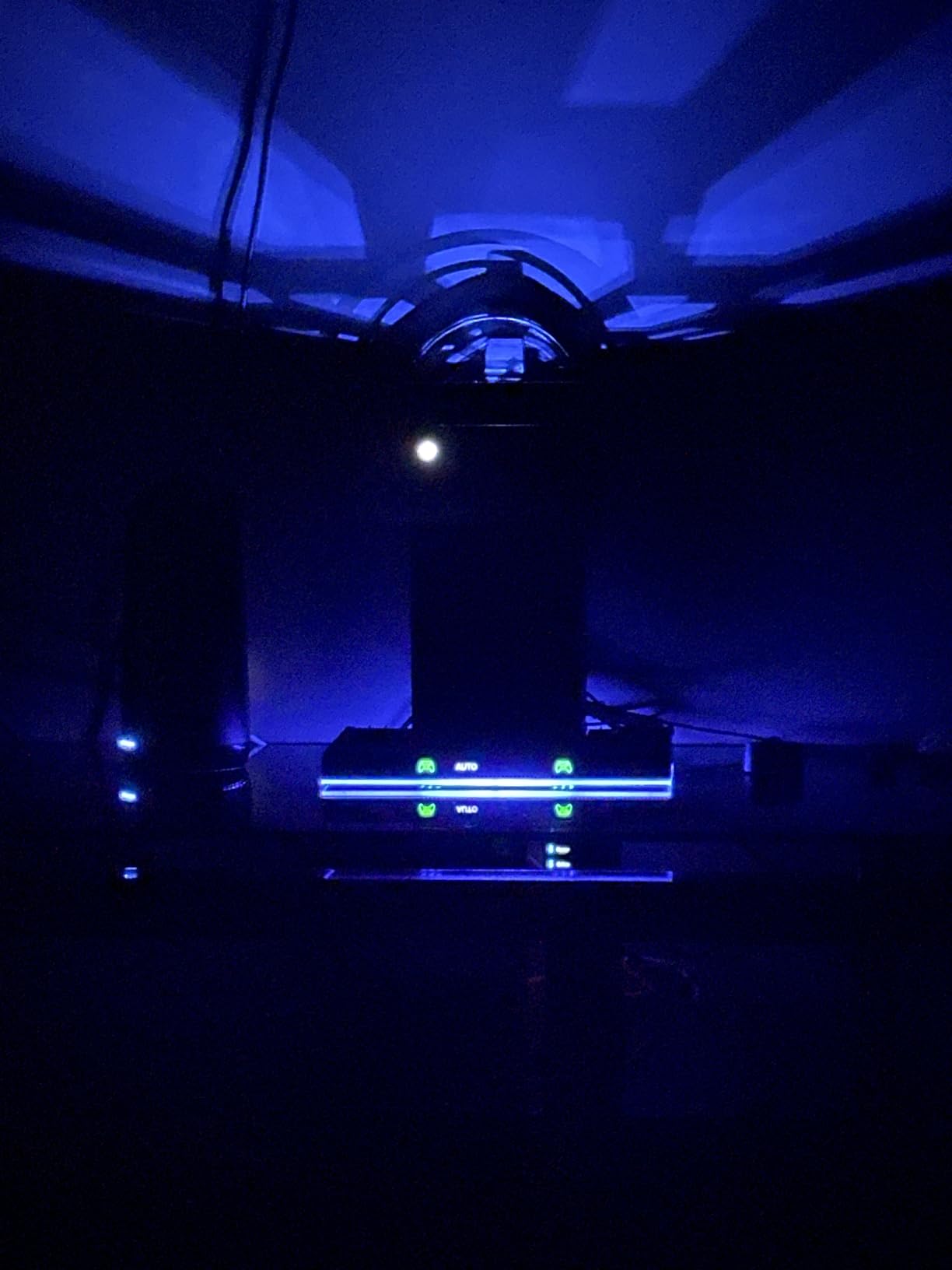 Auto Cooling Fan and Charge Stand Accessories for Xbox Series X Console with 15 Light Modes, Wireless Dual Charger Dock for XSX Controller, 2* Rechargeable Batteries, Headset Stand & Game Disc Storage (Black) customer photo 2