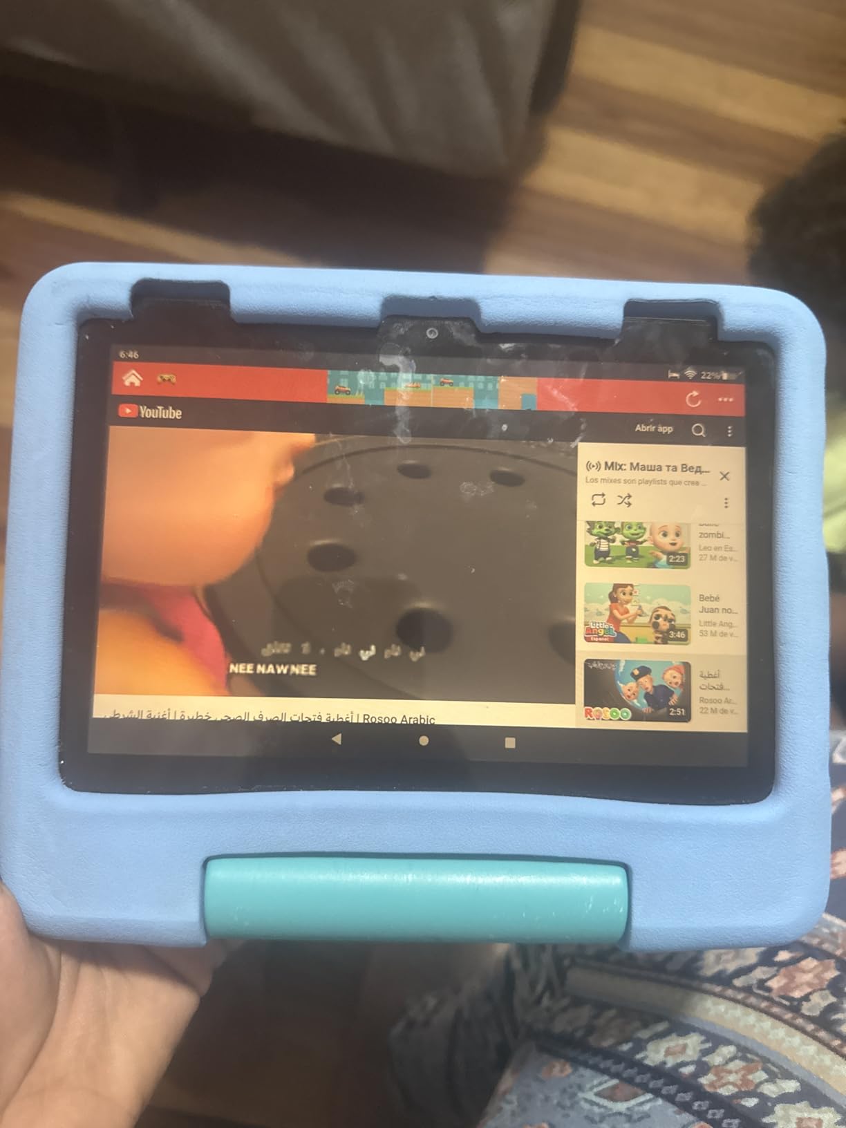 Fire HD 8 Kids tablet (newest model), ages 3-7. With bright 8
