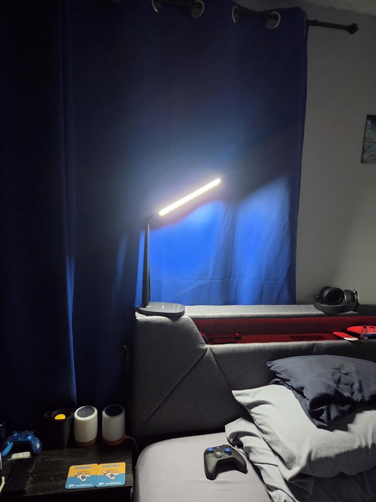 Honeywell HWT-H2 LED Desk Lamp, CRI94 Full Spectrum Eye-Caring Table Light, Foldable Dimmable 4 Color Modes with USB A+C Charging Ports for Home Office Bedroom Reading Study Work (Black) customer photo 2