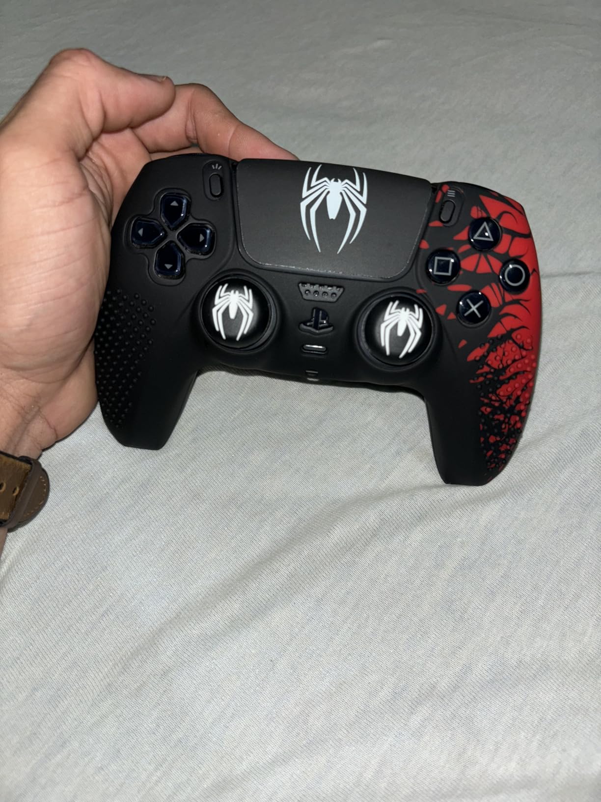 Darno Anti-Slip Silicone Skin for Ps5 Controller, Ps5 Controller Accessories, Soft Protective Cover Case for PlayStation 5 Control Grip with Touch Pad Stickers customer photo 2