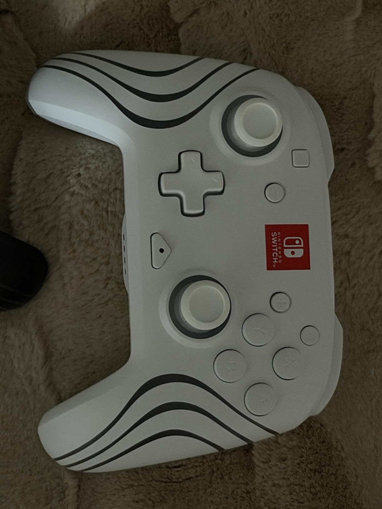 PDP Gaming Afterglow Wave Wireless Nintendo Switch Pro Controller - Officially Licensed, Nintendo Switch 2, Switch Lite/OLED, RGB LED Customization, App Controls, Rechargeable Battery Power - Purple customer photo 1