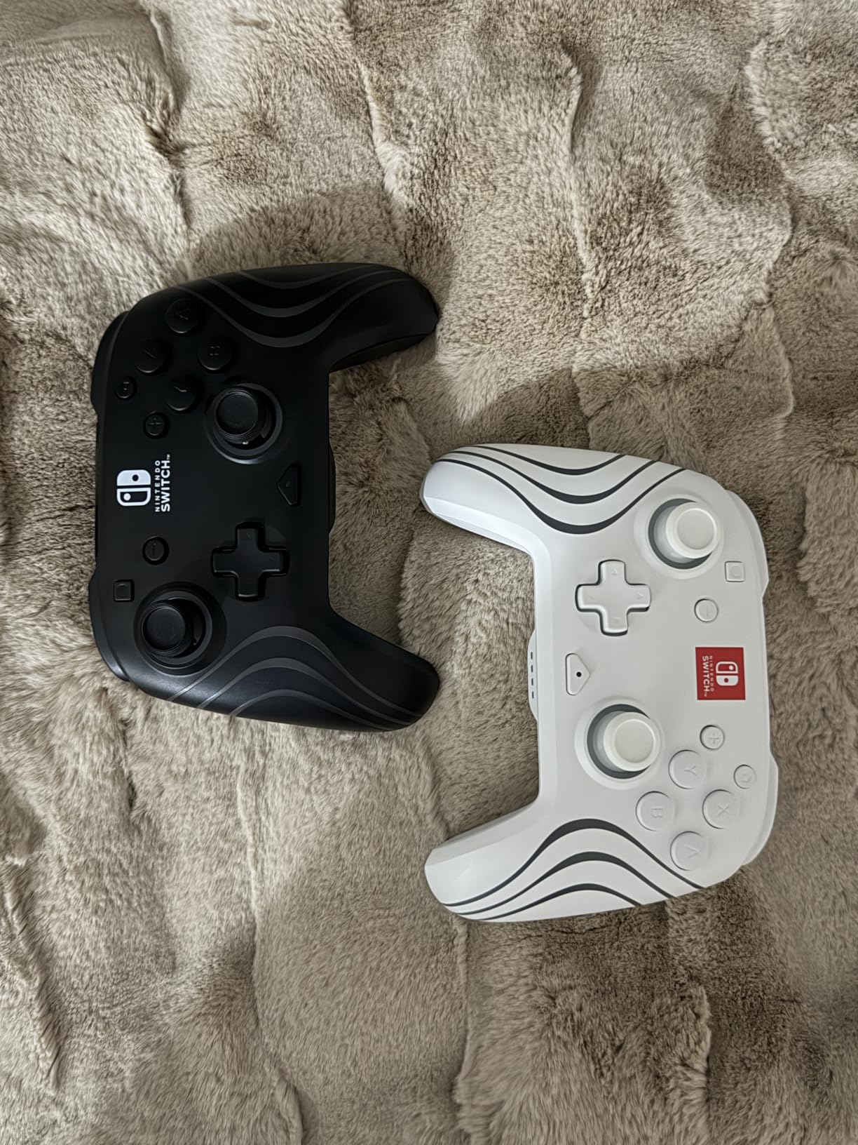 PDP Gaming Afterglow Wave Wireless Nintendo Switch Pro Controller - Officially Licensed, Nintendo Switch 2, Switch Lite/OLED, RGB LED Customization, App Controls, Rechargeable Battery Power - Purple customer photo 2