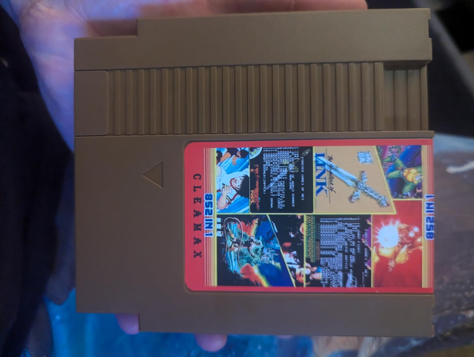 852 in 1 Super Cartridge Multicart compatible with NES Collection games customer photo 2