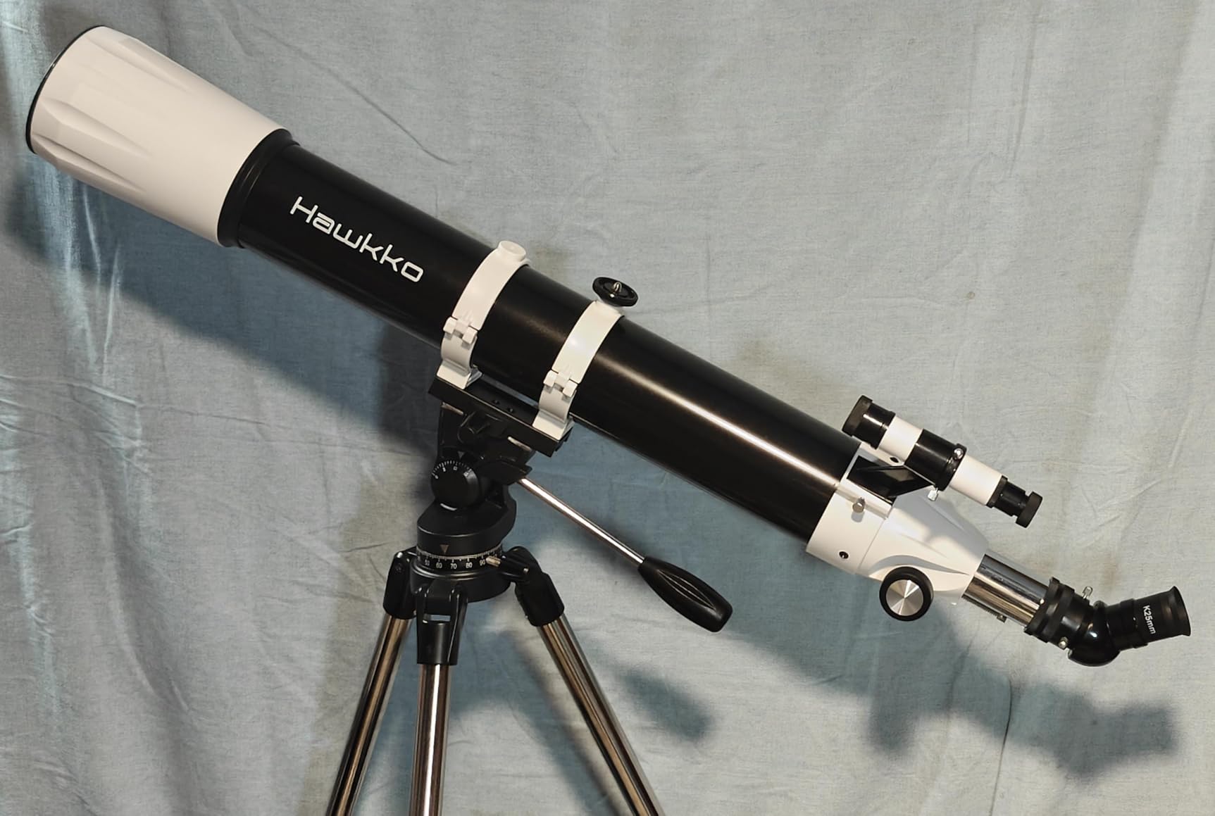 Telescope, 90mm Aperture 900mm Astronomical Refractor Telescope for Adults High Powered - Multi-Coated Professional Telescopes for Astronomy Beginners with AZ Mount, Portable Carry Bag, Phone Adapter customer photo 2