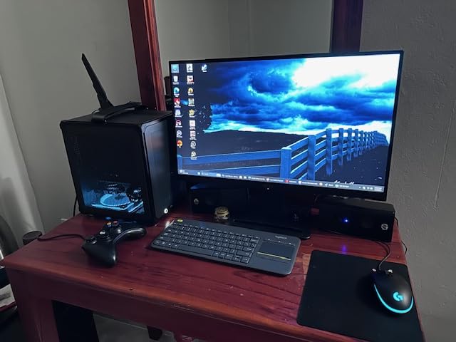 JONSBO C6-ITX Black Mini ITX Handled Mesh PC Case, Simple Compact Desktop Chassis, SP MB mini-ITX/Mini-DTX, ATX Power Bite (L140mm Max.), 170mm Tower Cooler,Tool-Free Open SFF Case, Black customer photo 1