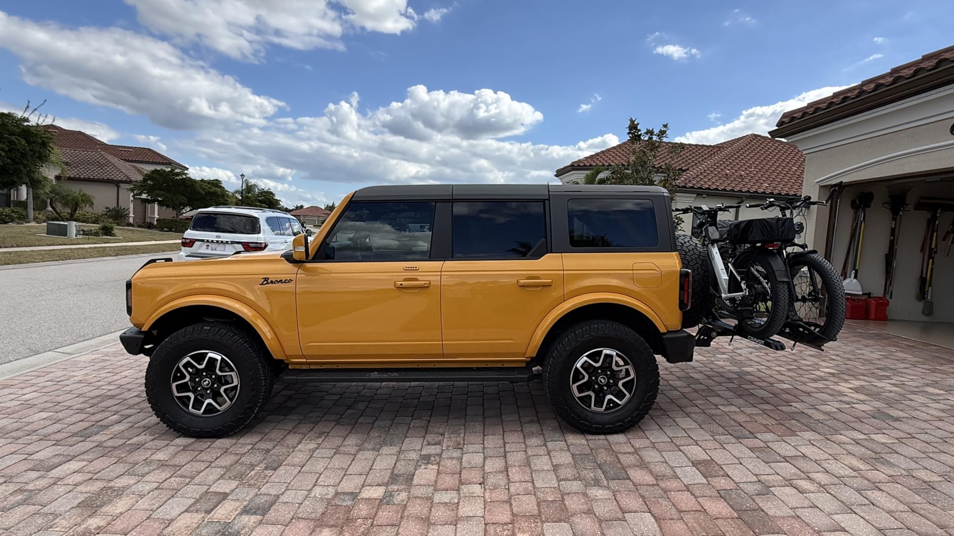 CyberRack E2 Hitch 2 EBike Rack with Ramp, 200 lbs Capacity Electric Bike Carrier Foldable Platform Mount, Up to 5-inch Fat Tire Bicycle for 2'' Receiver Cars Trucks SUVs Minivans RV, Trailer customer photo 2