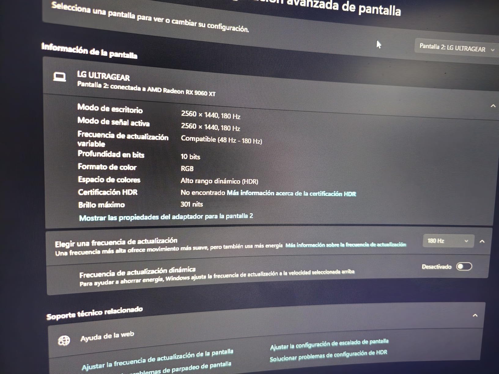 LG 27GS60QC-B Ultragear Curved Gaming Monitor 27-Inch QHD (2560x1440) 180Hz 1ms 1000R AMD FreeSync HDR10 HDMIx2 DisplayPort Borderless Design Black Stabilizer DAS Crosshair FPS Counter customer photo 1