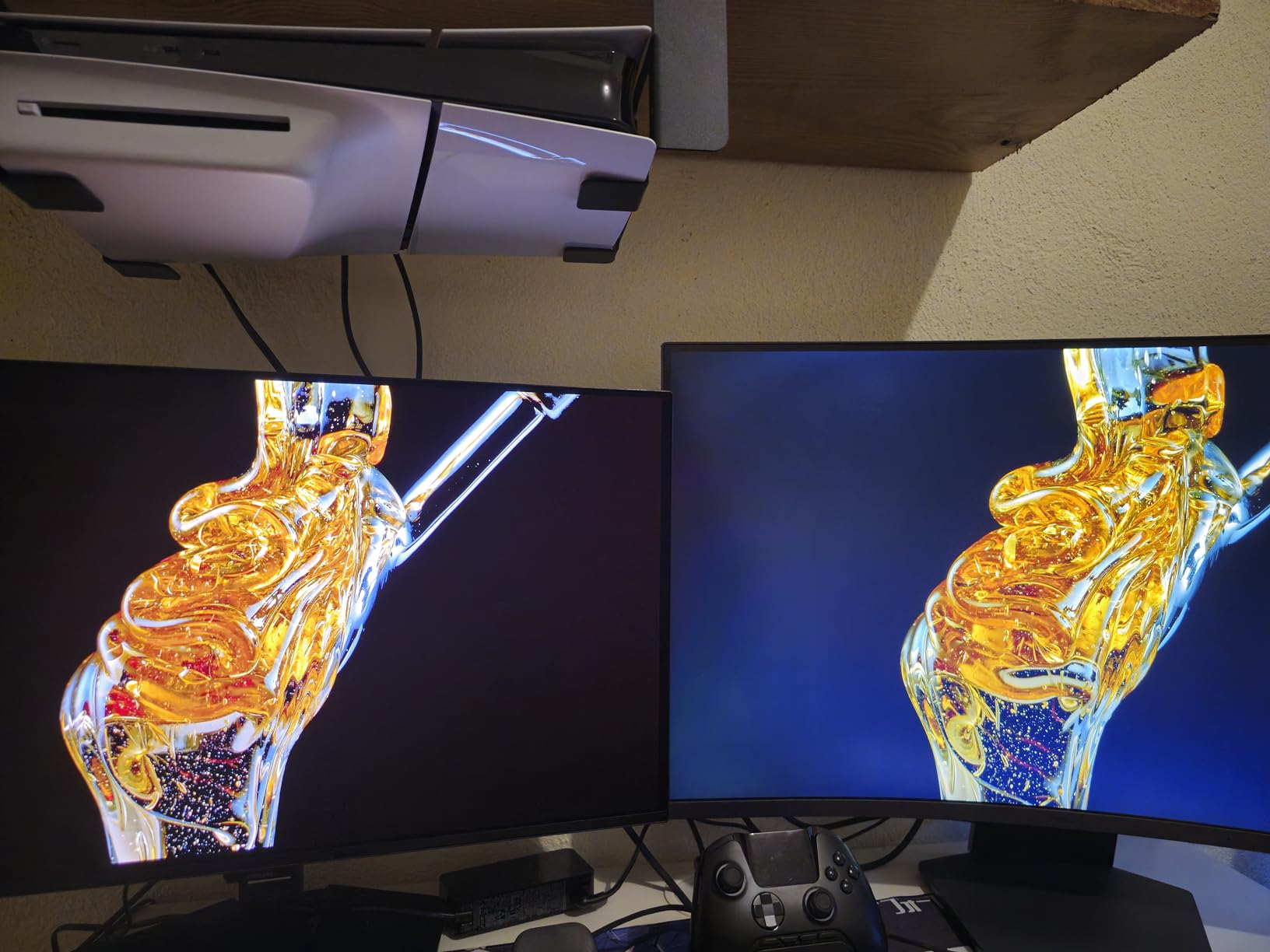 LG 27GS60QC-B Ultragear Curved Gaming Monitor 27-Inch QHD (2560x1440) 180Hz 1ms 1000R AMD FreeSync HDR10 HDMIx2 DisplayPort Borderless Design Black Stabilizer DAS Crosshair FPS Counter customer photo 2