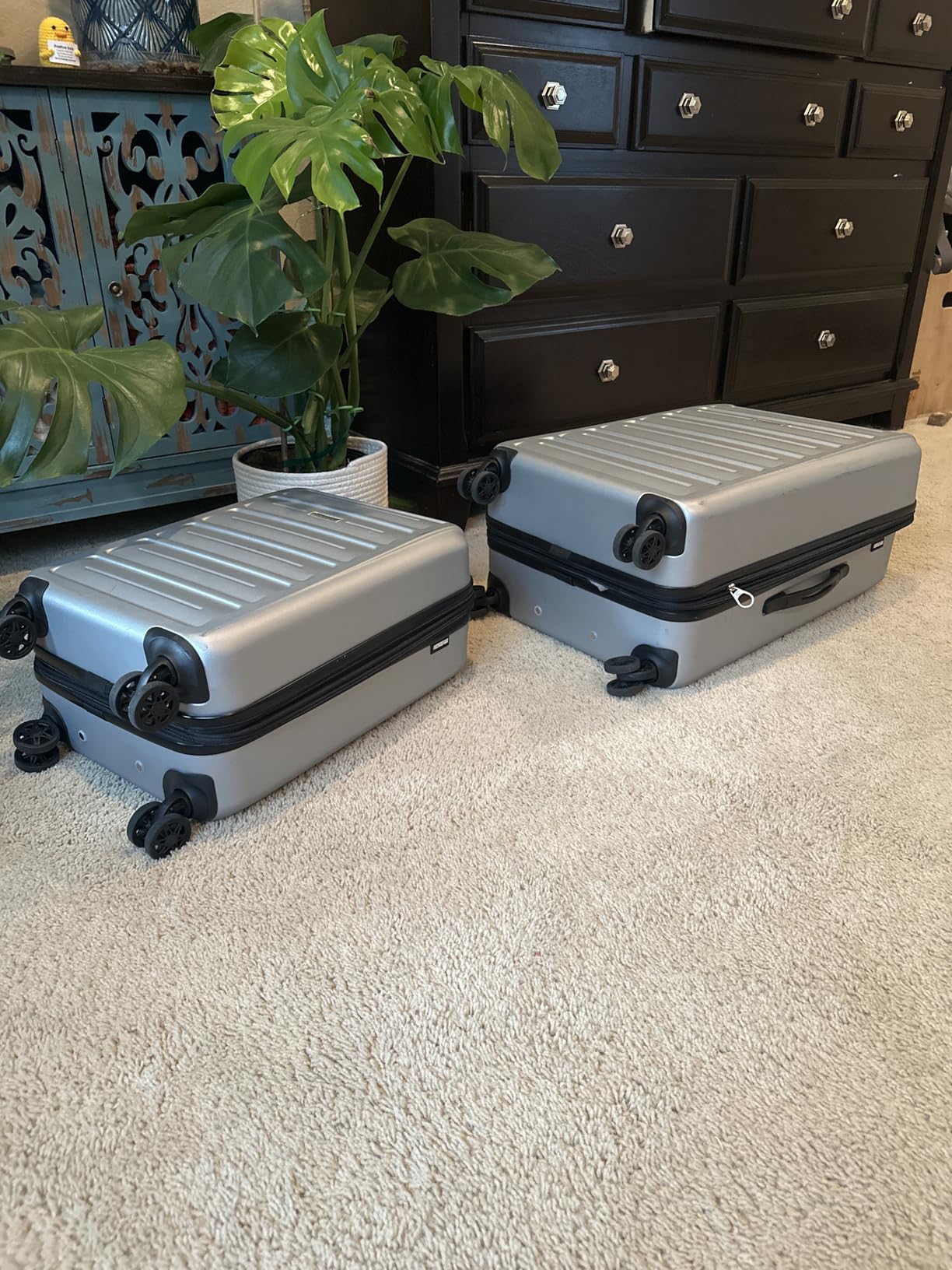 Westridge Hardside Luggage Set with Spinner Wheels, Silver, 3PC SET (CO/M/L) customer photo 1