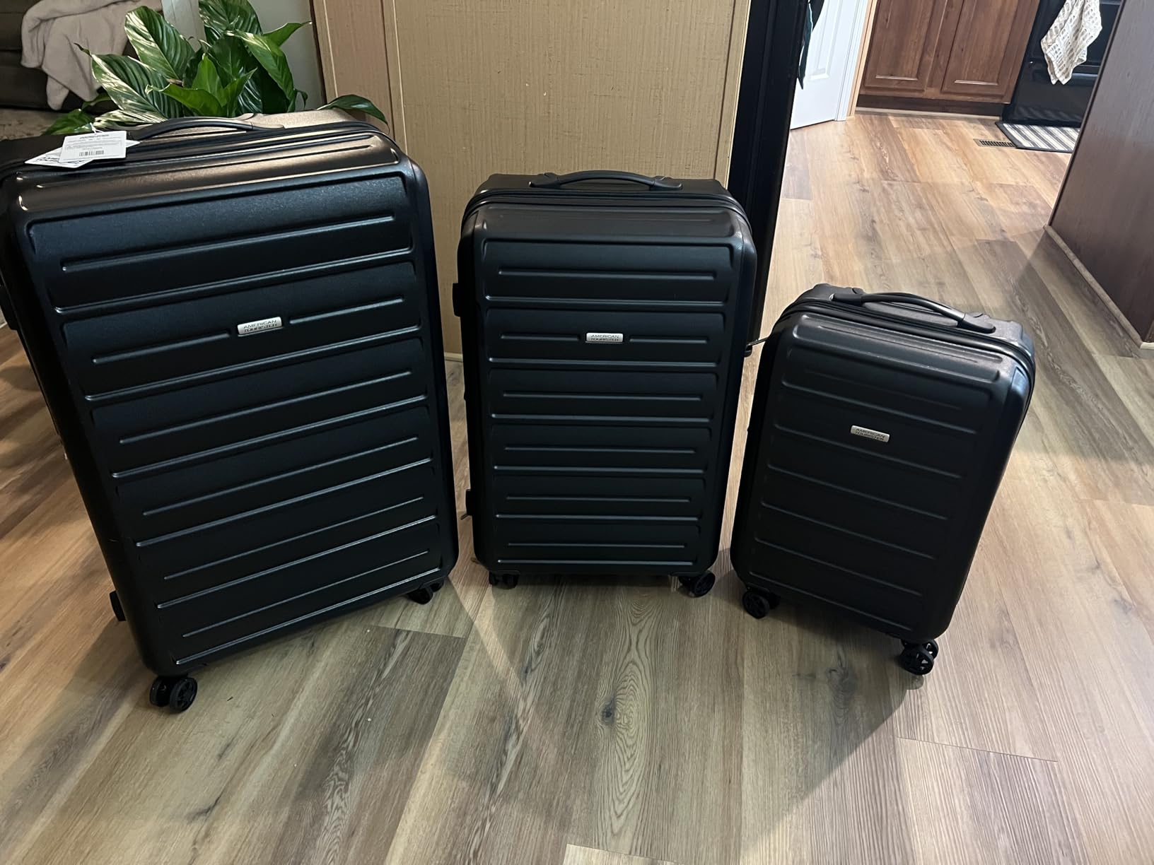 Westridge Hardside Luggage Set with Spinner Wheels, Silver, 3PC SET (CO/M/L) customer photo 2
