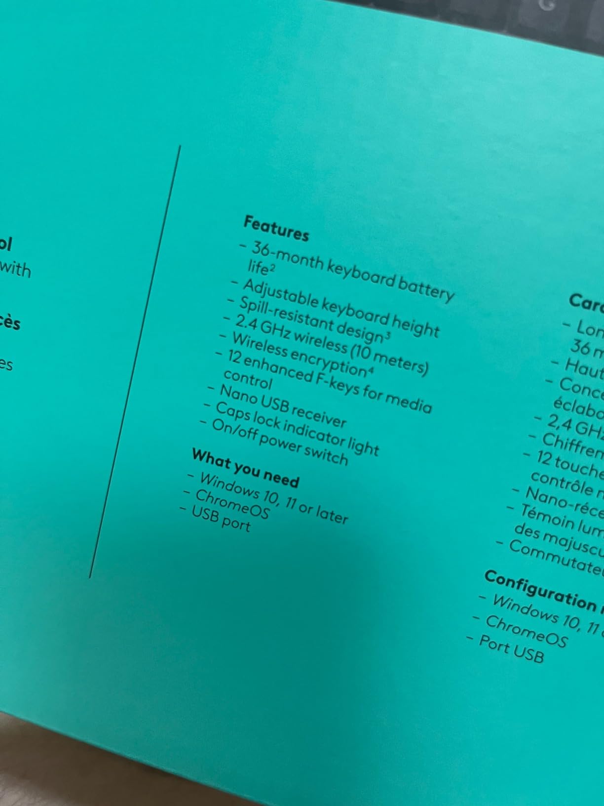 Logitech K345 Wireless Keyboard - Full-Sized Keyboard with Palm Rest, 2.4 GHz Wireless USB Receiver - for PC, Laptop customer photo 2