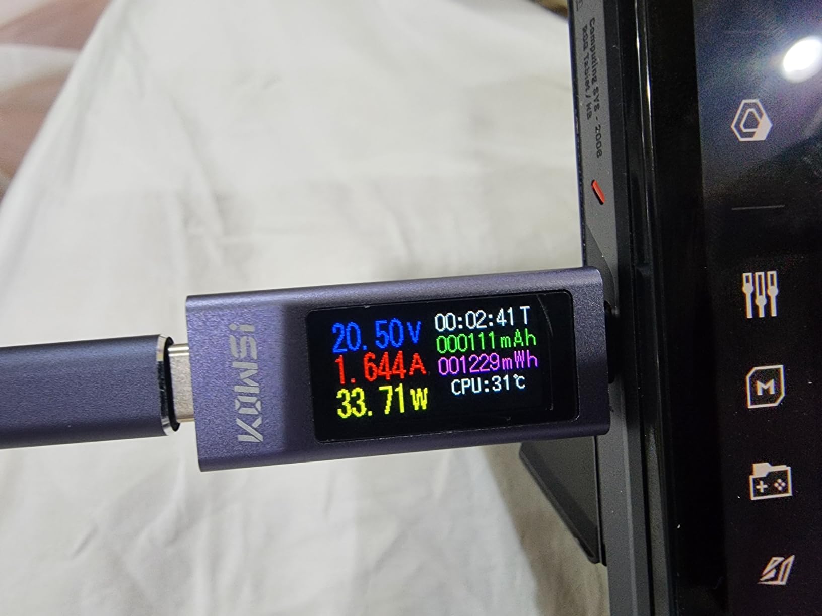 SlimQ 150W DC GaN Charger Block 3-Port (1DC + 2USB-C) PD3.0, Compact Folding Plug Includes UK EU AU KR Adapters and DC Cable Compatible with Dell Lenovo HP Razer MSI Asus Acer customer photo 1