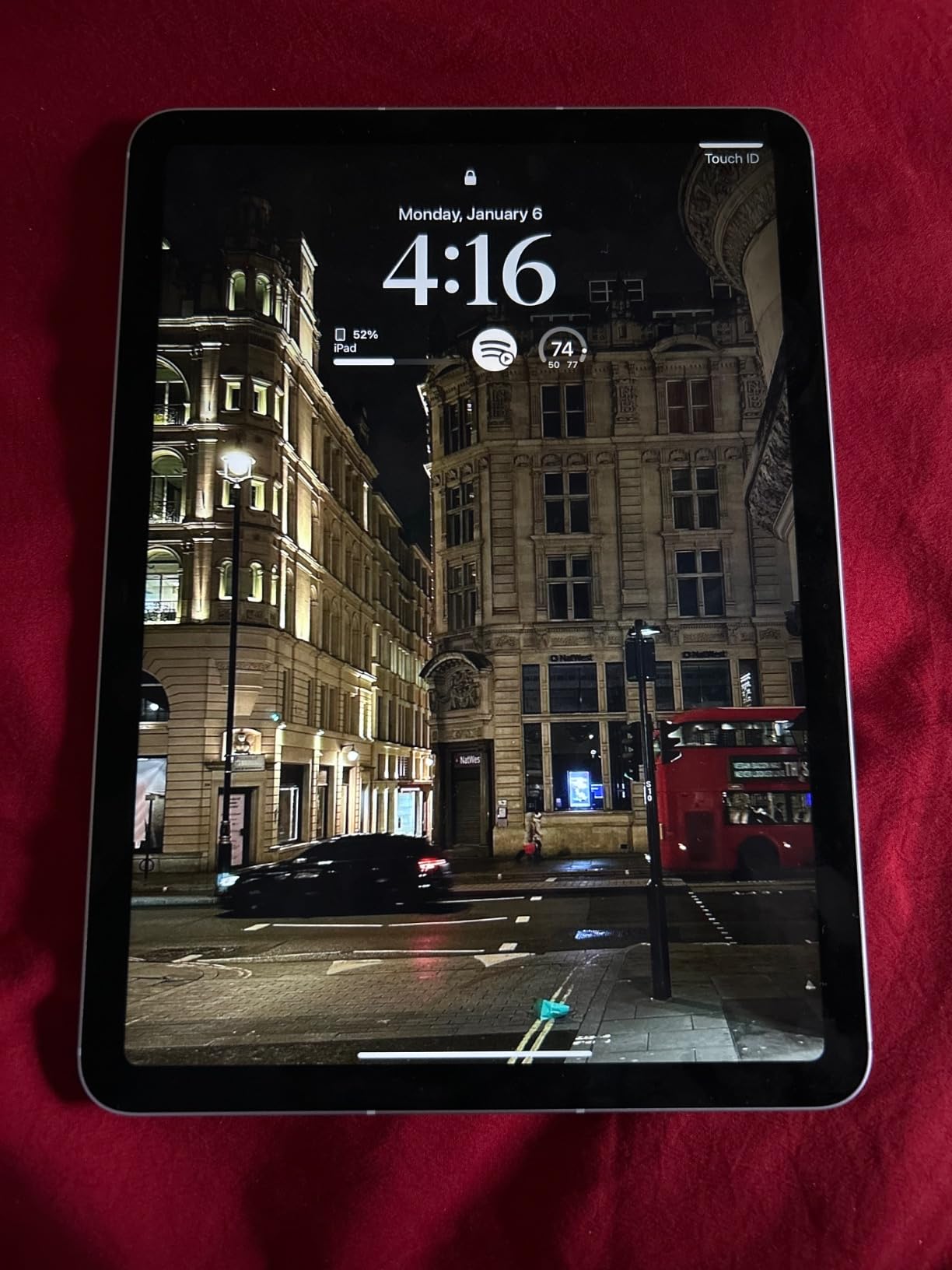 iPad Air 11-inch (M2): Built for Apple Intelligence, Liquid Retina Display, 128GB, 12MP Front/Back Camera, Wi-Fi 6E + 5G Cellular, Touch ID, All-Day Battery Life - Starlight customer photo 1