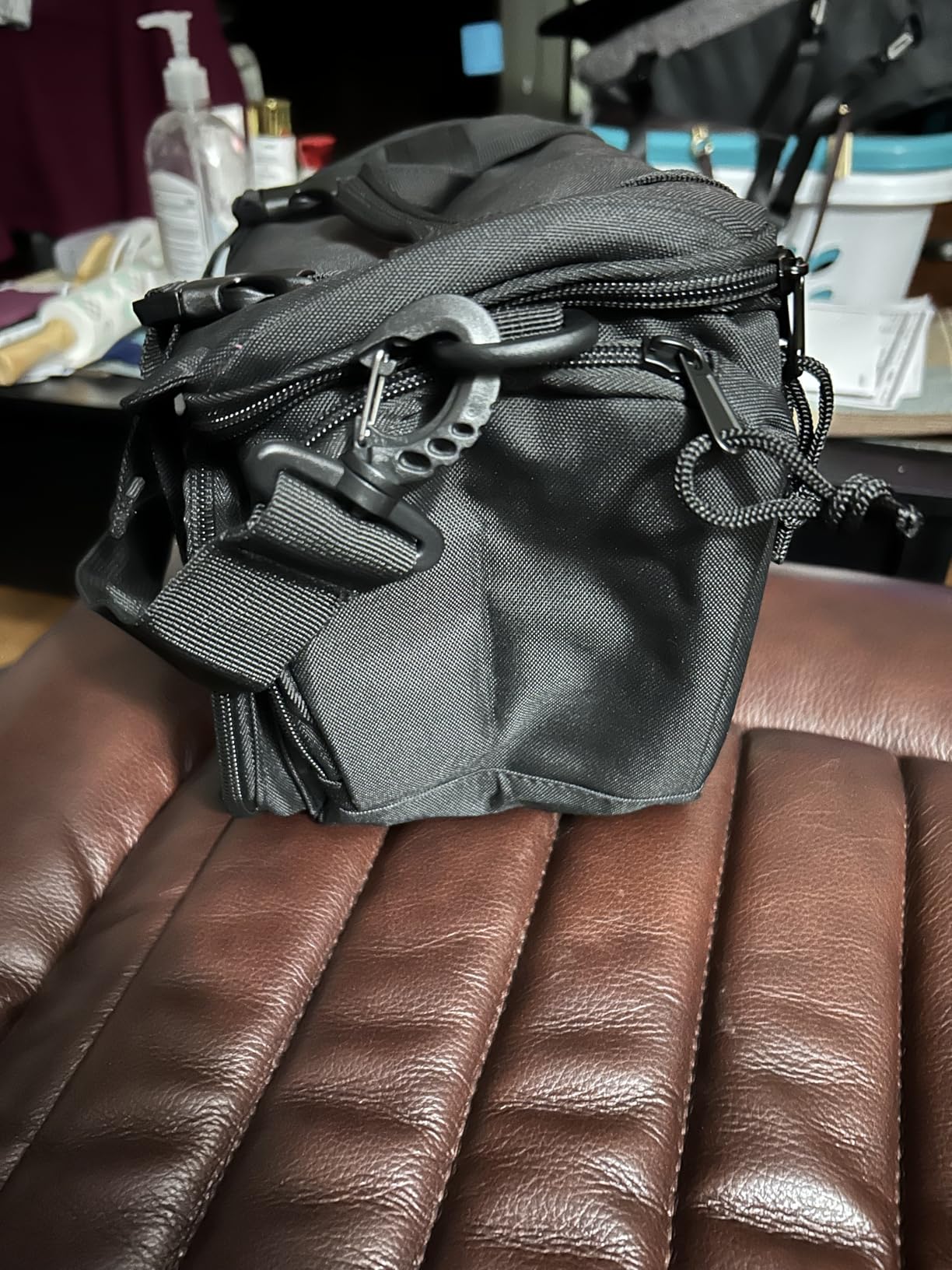 PGmoon Sling Carrying Case Compatible with Nintendo Switch/Switch 2/ASUS ROG Ally/ROG Ally X, Protective Tactical Travel Bag with Game Card Slots & Multi-Pockets for Dock, AC Adapter, Controllers customer photo 2