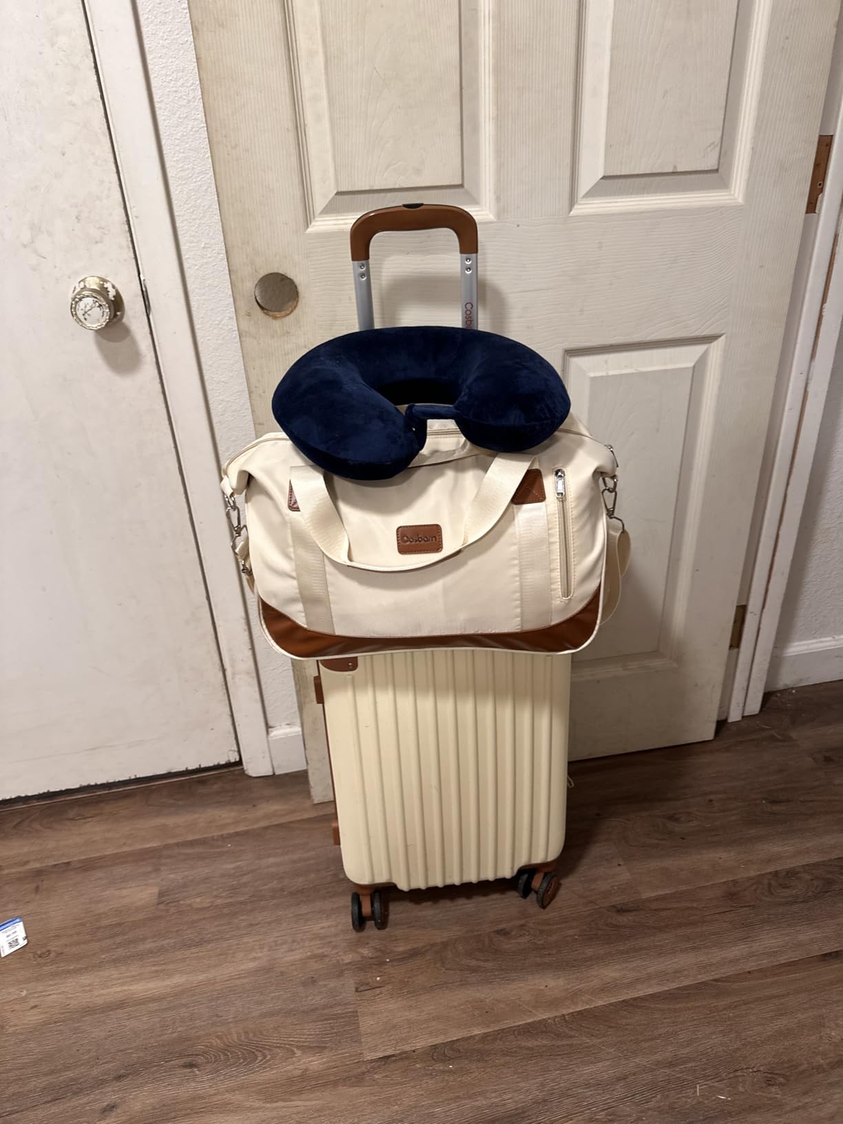 Carry On Luggage Sets 3 Piece, 20 Inch Luggage 22x14x9 Airline Approved with Wheels and TSA Lock, ABS Lightweight Hardshell Travel Suitcase Set with Duffel Bag Travel Bag for Men Women customer photo 1