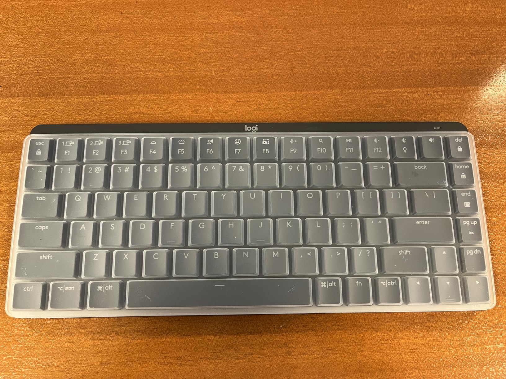 Keyboard Cover Skin for Logitech G815 G915 RGB Mechanical Gaming Keyboard, Logitech G815 Wired Keyboard Protector, Logitech G915 Wireless Keyboard Silicone Protective Skin, Clear customer photo 1