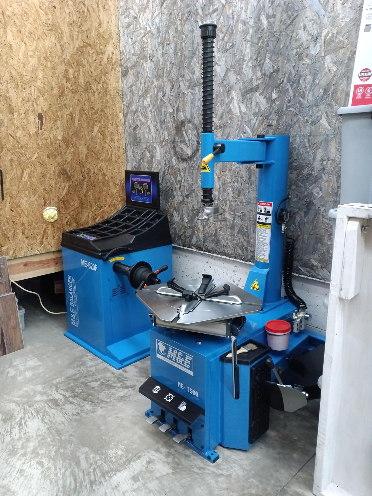 KATOOL ME-T500 2.0HP Tire Changer Machine with 24-inch Turn Table and ME-B620 Wheel Balancer Machine Tire Repair Wheel Changers Combo Garage Equipment (ME-T500 & ME-B620) customer photo 1