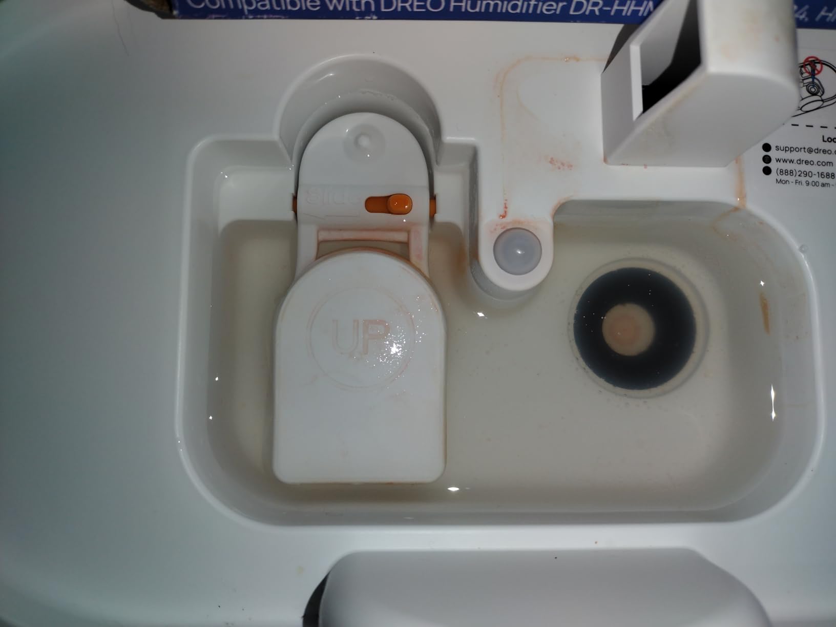 DREO 6L Top Fill Humidifiers for Bedroom, 60H Runtime 28 dB Quiet Supersized Cool Mist Air Humidifiers for Large Room, Baby Nursery, Plant, Indoor, Night Light, Easy to Clean, Precise Humidity Control customer photo 1