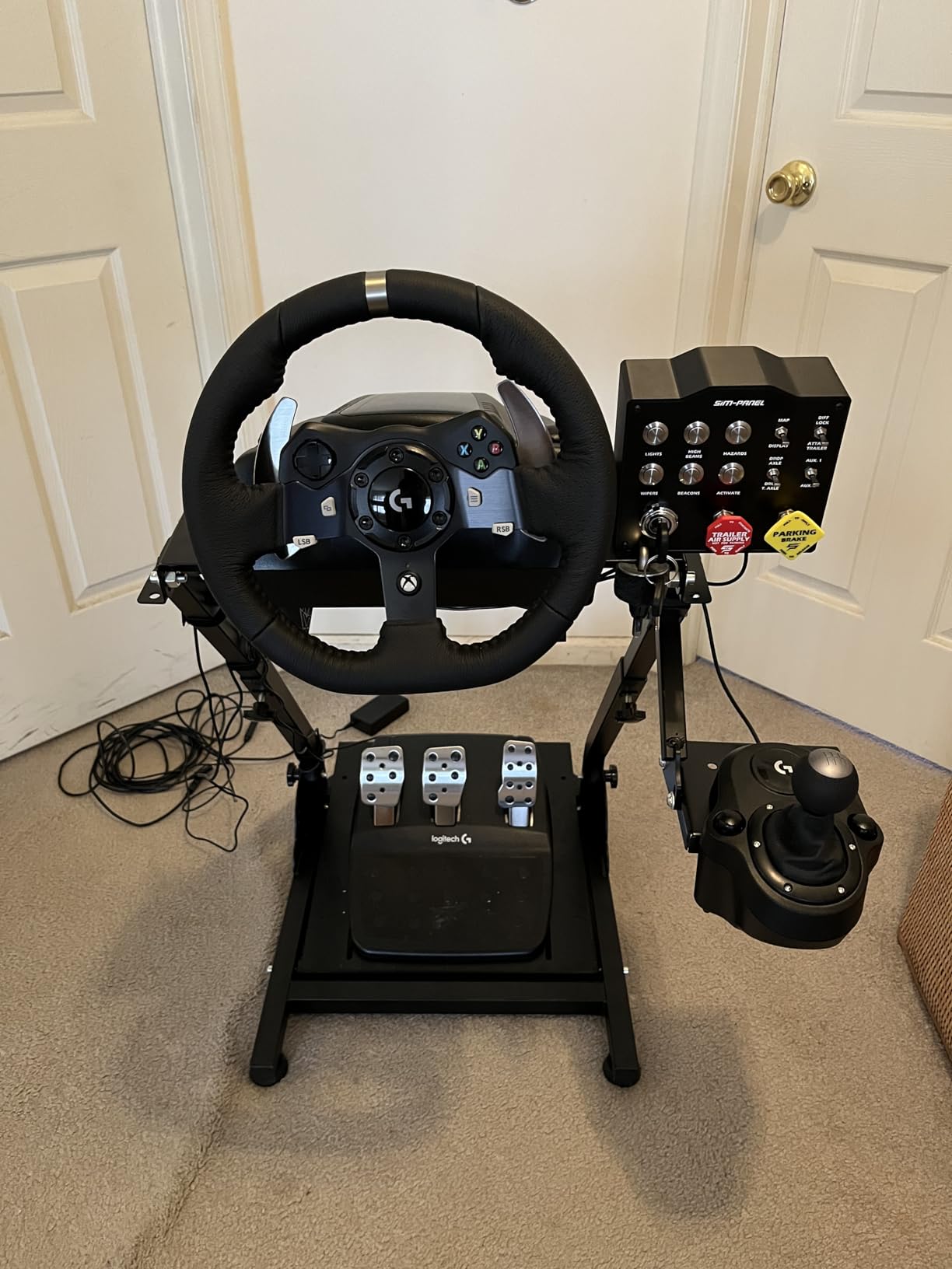 HT/HTE Button Box for American Truck Simulator (ATS/ETS2 Button Box) (NO BACKLIGHTING) customer photo 1