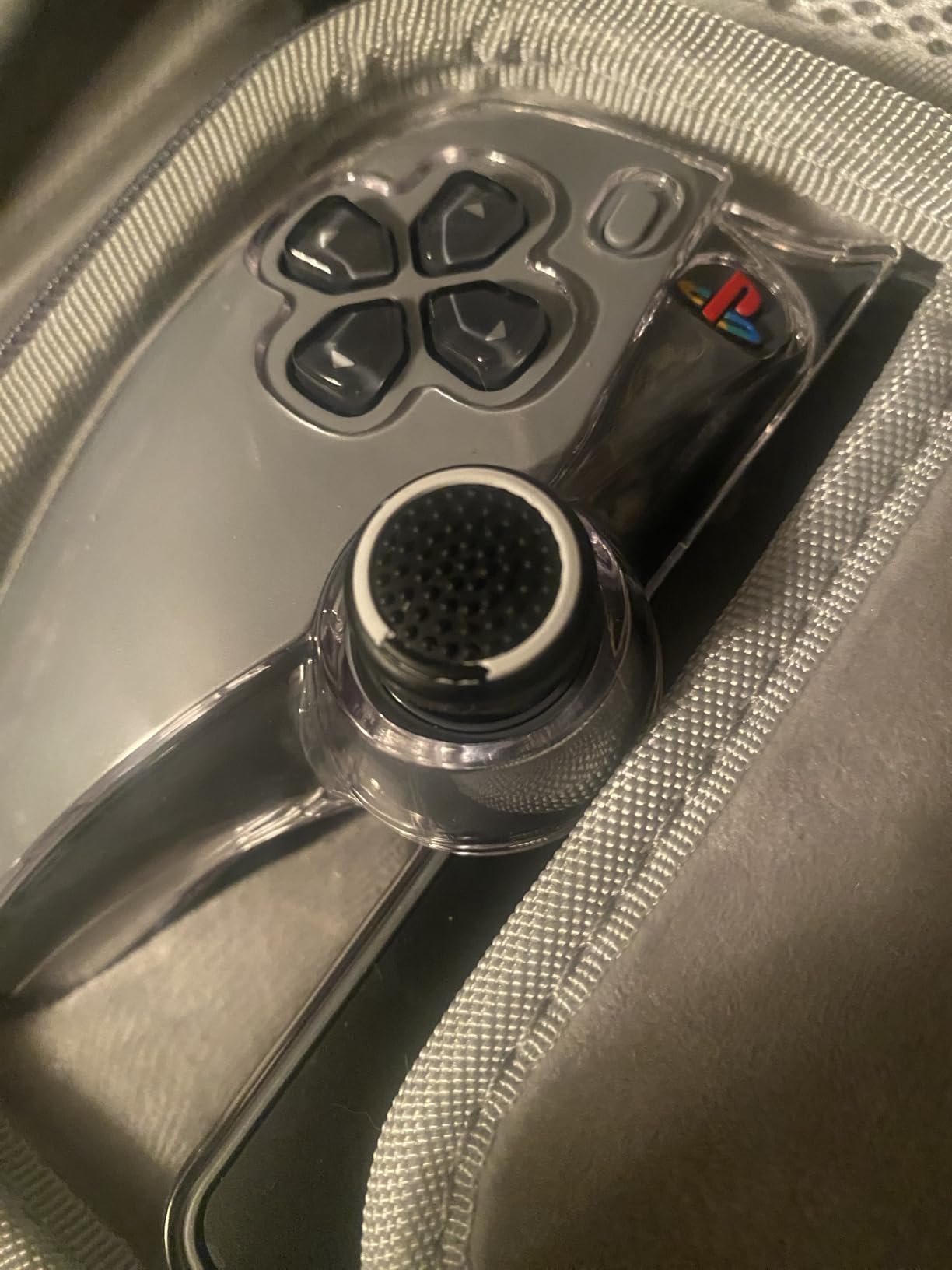 PS Portal Thumb Grips Black, Full Protection Analog Stick Cover Silicone Joystick Caps Anti-Scratch & Anti-Slip Thumbstick Replacement Thumb Grips Caps PS Portal Accessories (4 Pcs) - Black customer photo 2